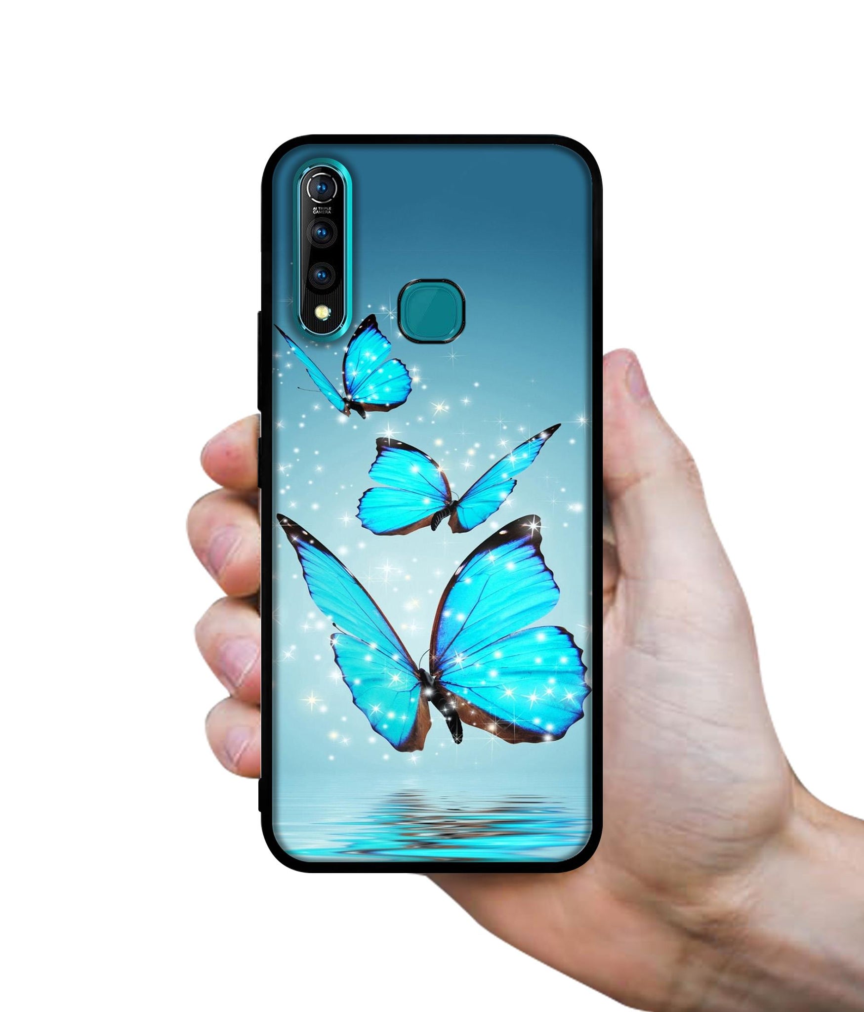 Flying Butterflies Designer 2D Printed Back Case Cover for Vivo Z1 Pro 4G