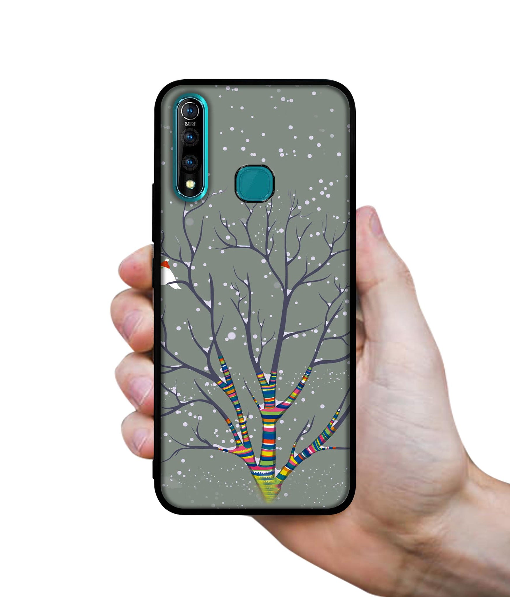 Winter Pattern Print Designer 2D Printed Back Case Cover for Vivo Z1 Pro 4G
