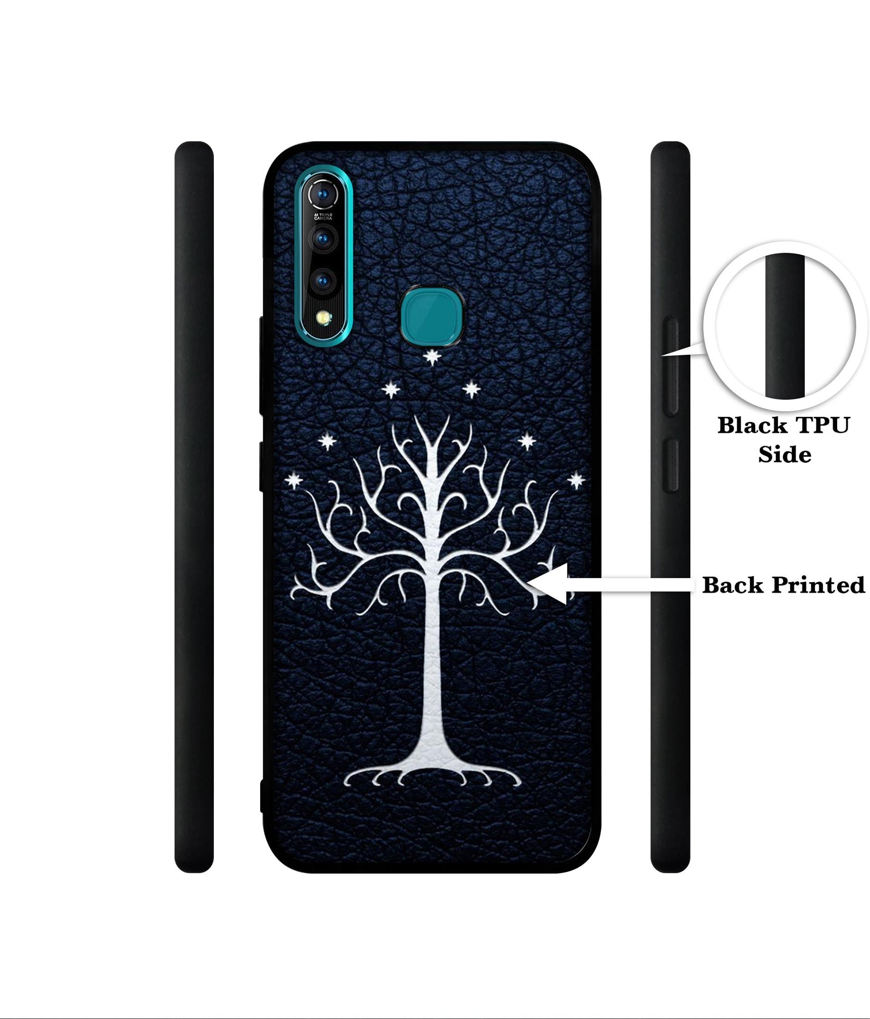 Magic Tree Pattern Designer 2D Printed Back Case Cover for Vivo Z1 Pro 4G