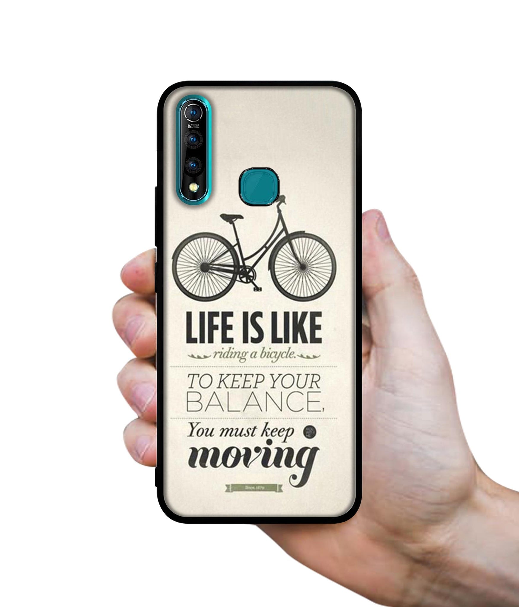 Life is Like Moving Designer 2D Printed Back Case Cover for Vivo Z1 Pro 4G