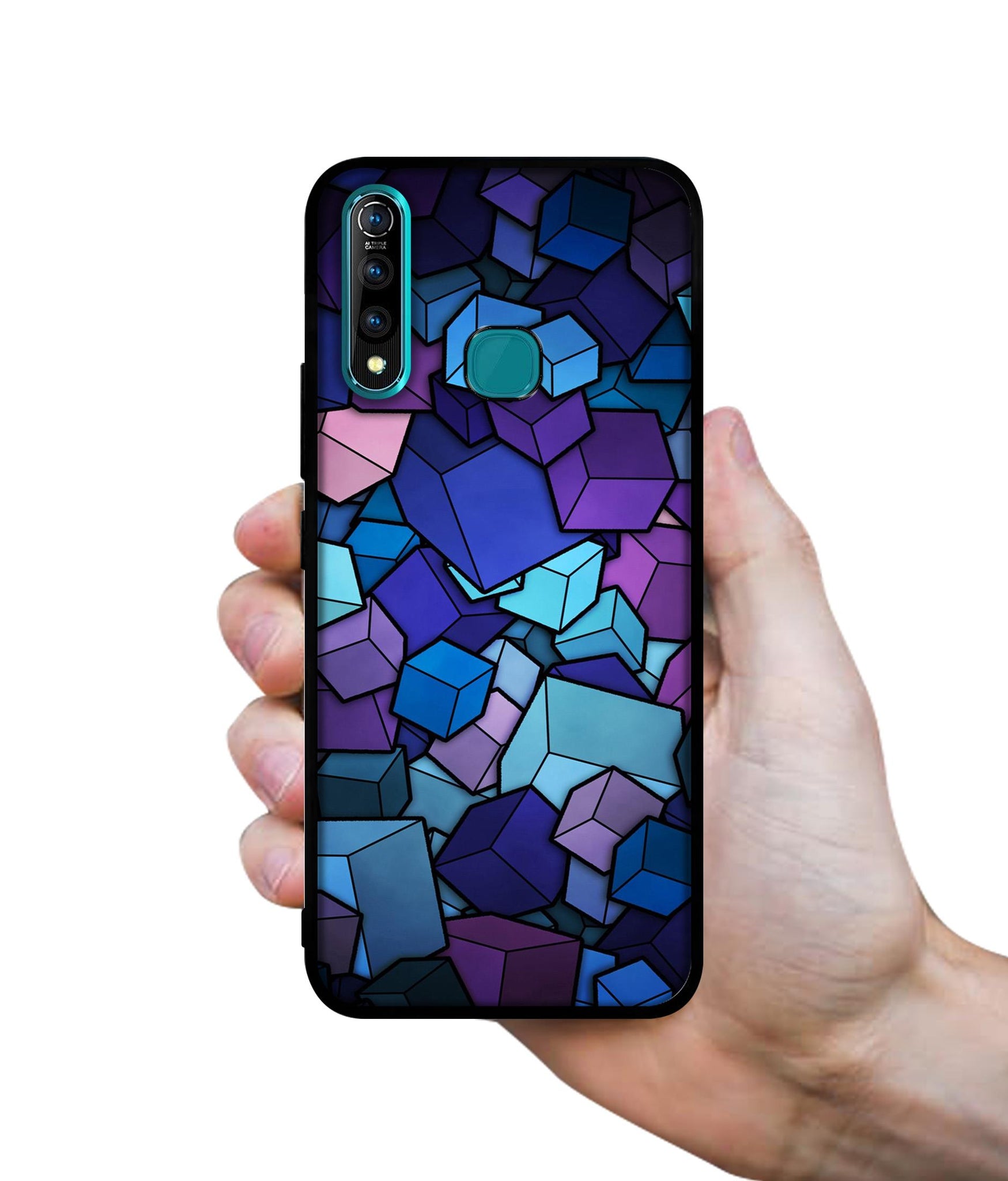 Color Box Designer 2D Printed Back Case Cover for Vivo Z1 Pro 4G