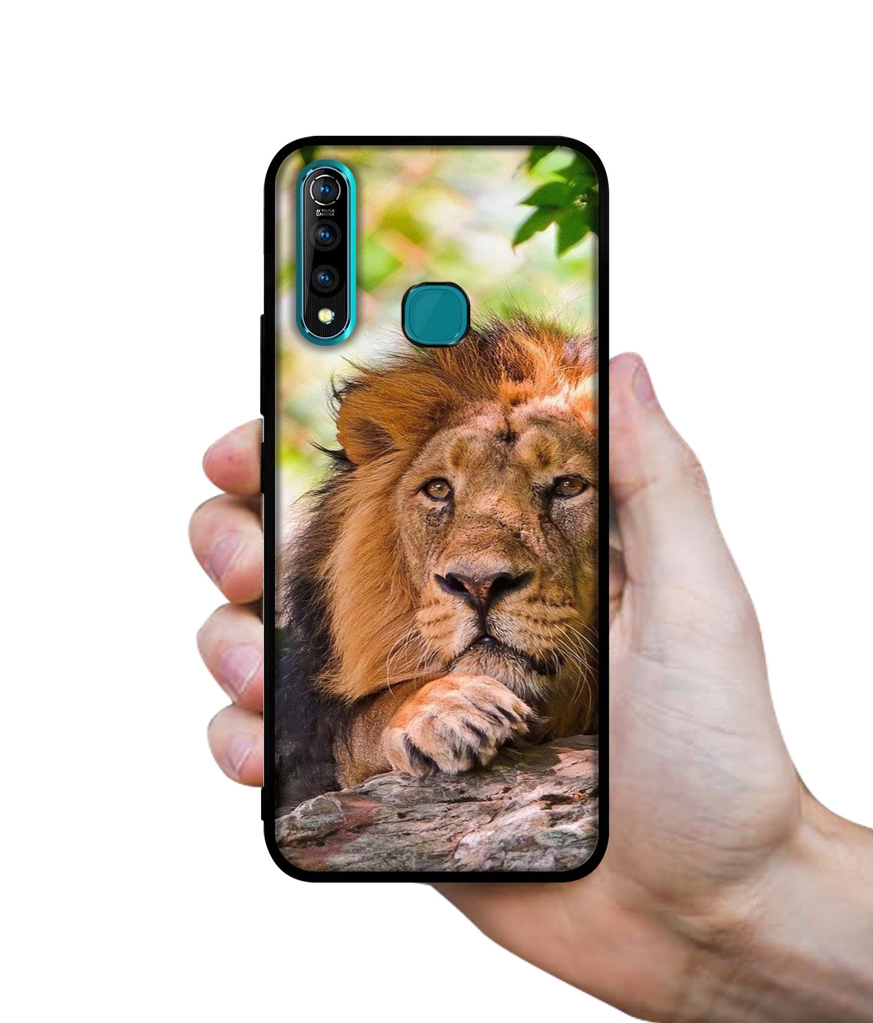 Tiger Pattern Print Designer 2D Printed Back Case Cover for Vivo Z1 Pro 4G