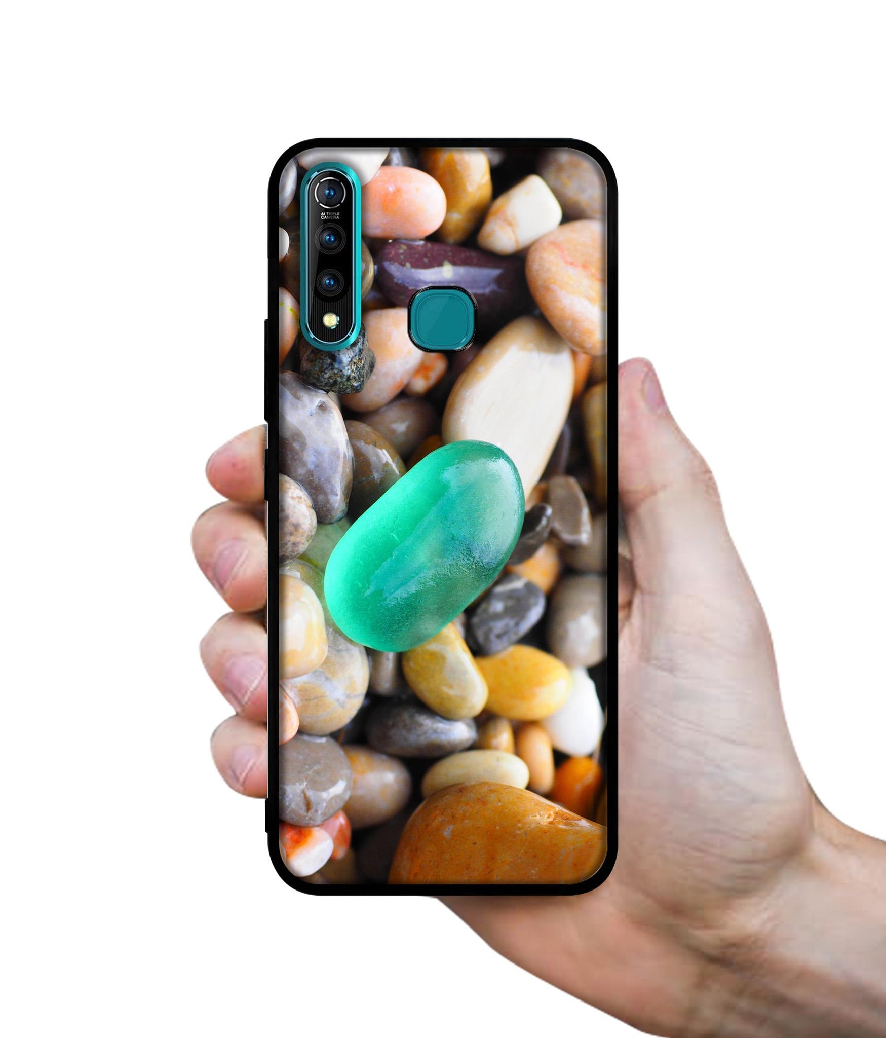 Sea Stones Designer 2D Printed Back Case Cover for Vivo Z1 Pro 4G