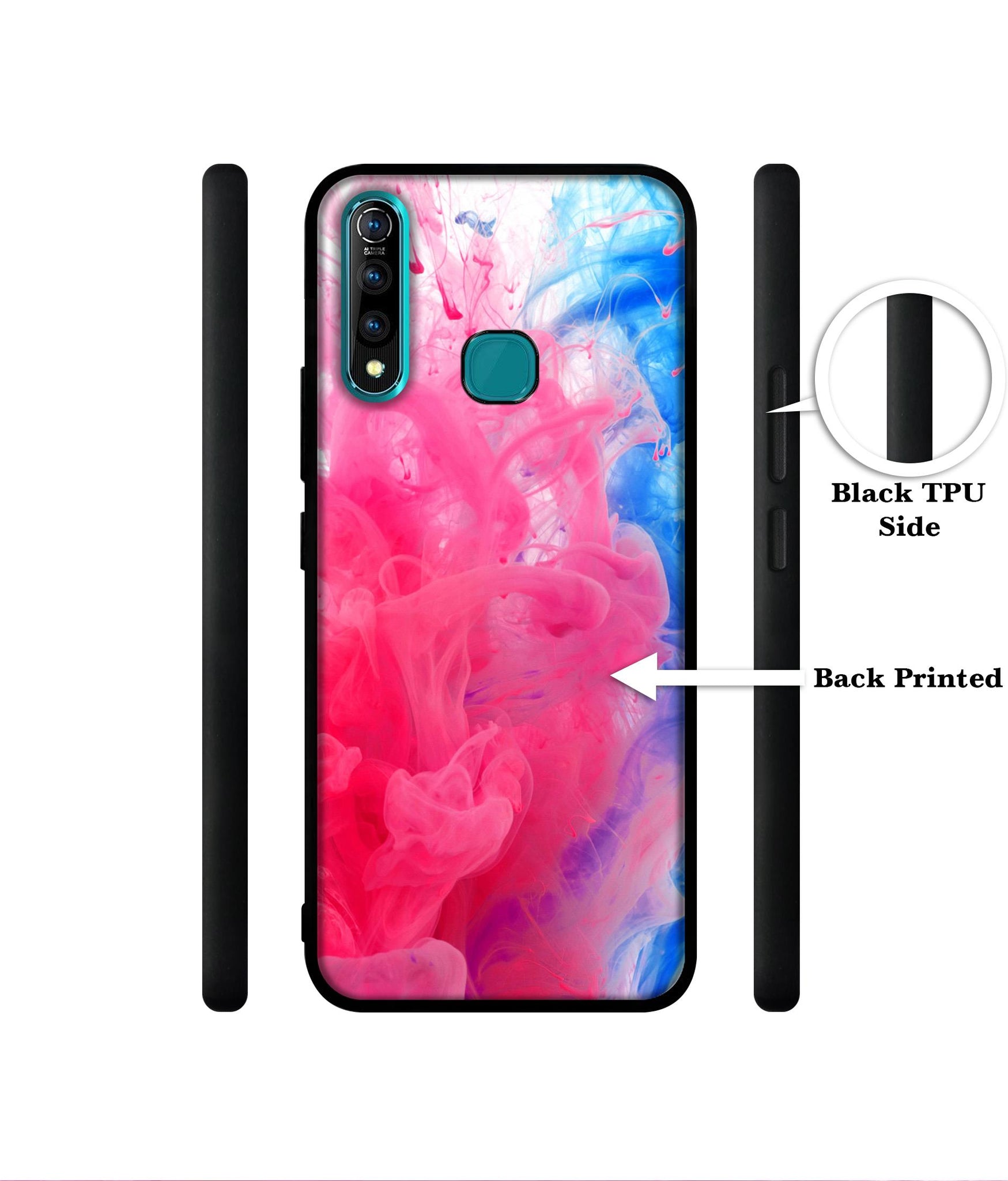 Fractal Paint Designer 2D Printed Back Case Cover for Vivo Z1 Pro 4G