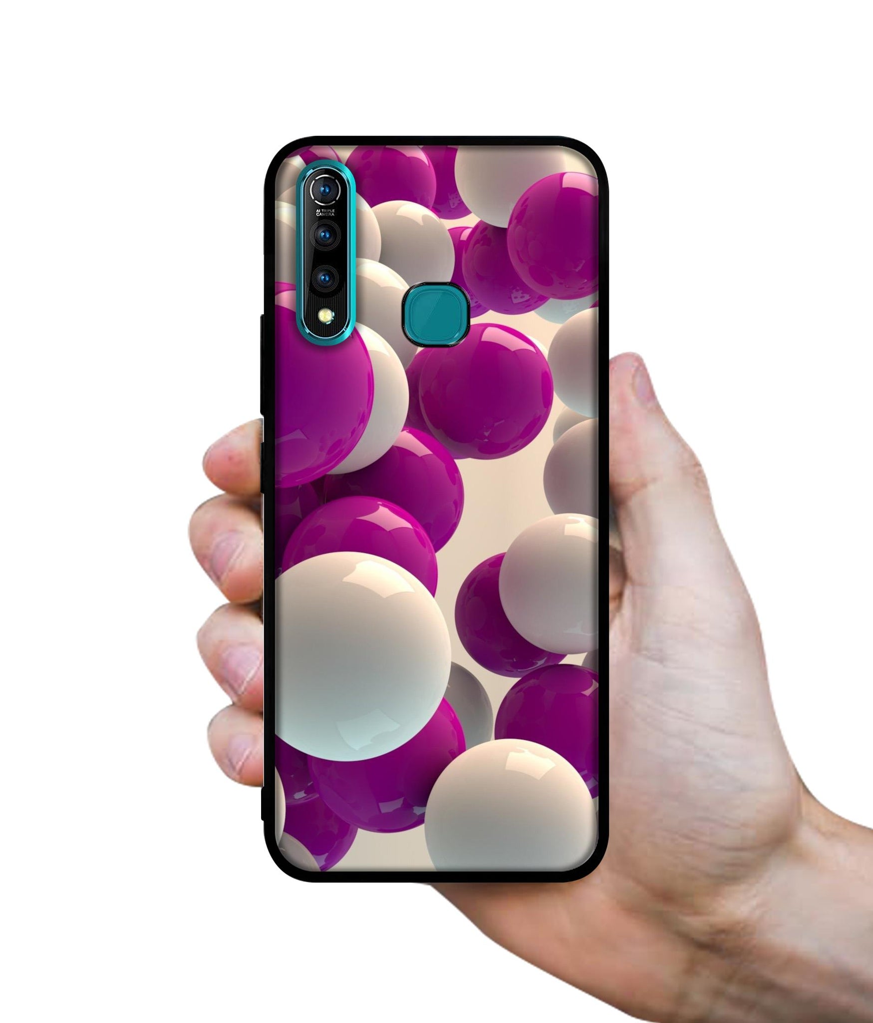3D Balloons Designer 2D Printed Back Case Cover for Vivo Z1 Pro 4G