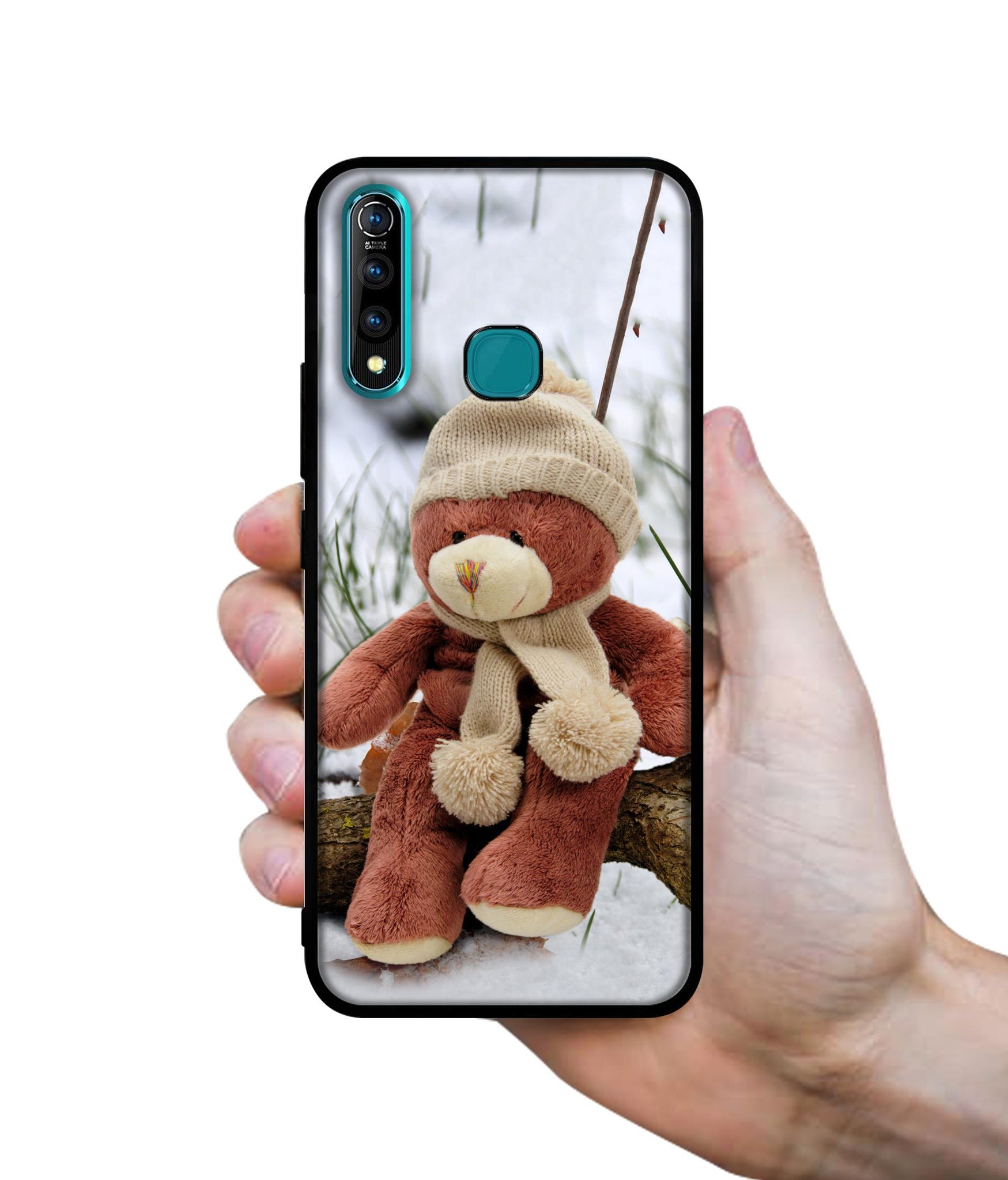 Woolen Bear Designer 2D Printed Back Case Cover for Vivo Z1 Pro 4G