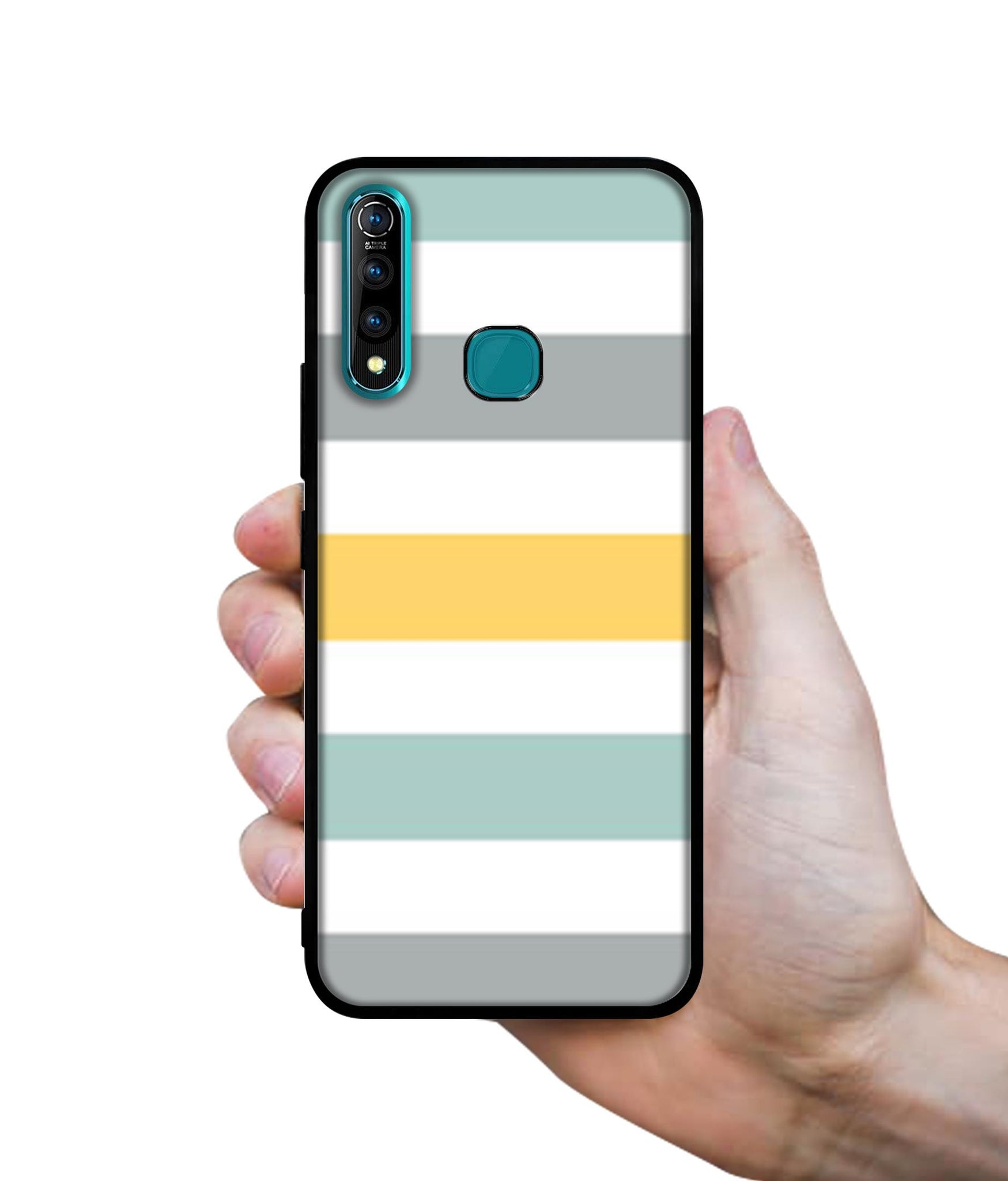 Line Texture Designer 2D Printed Back Case Cover for Vivo Z1 Pro 4G