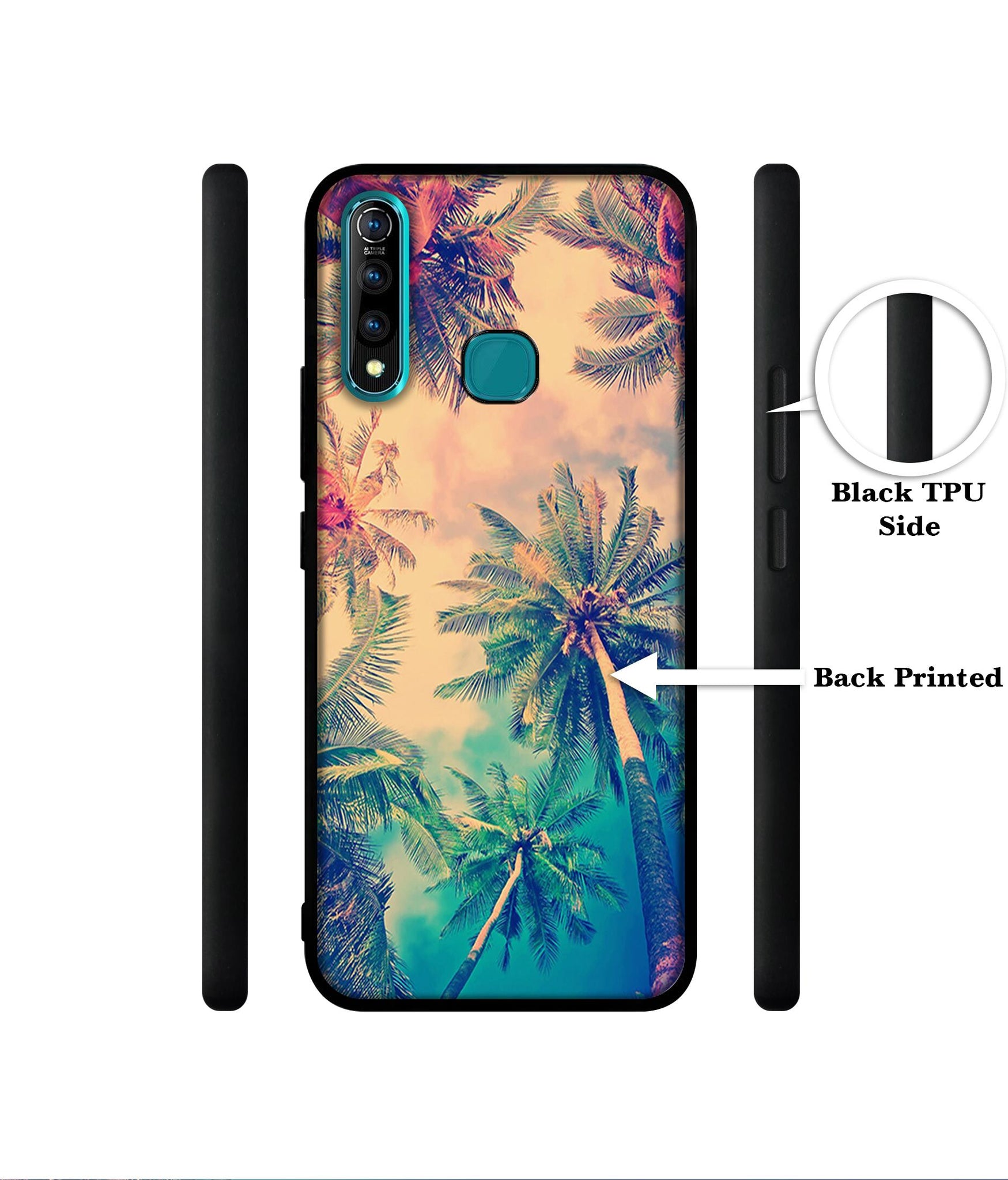 Trees Designer 2D Printed Back Case Cover for Vivo Z1 Pro 4G
