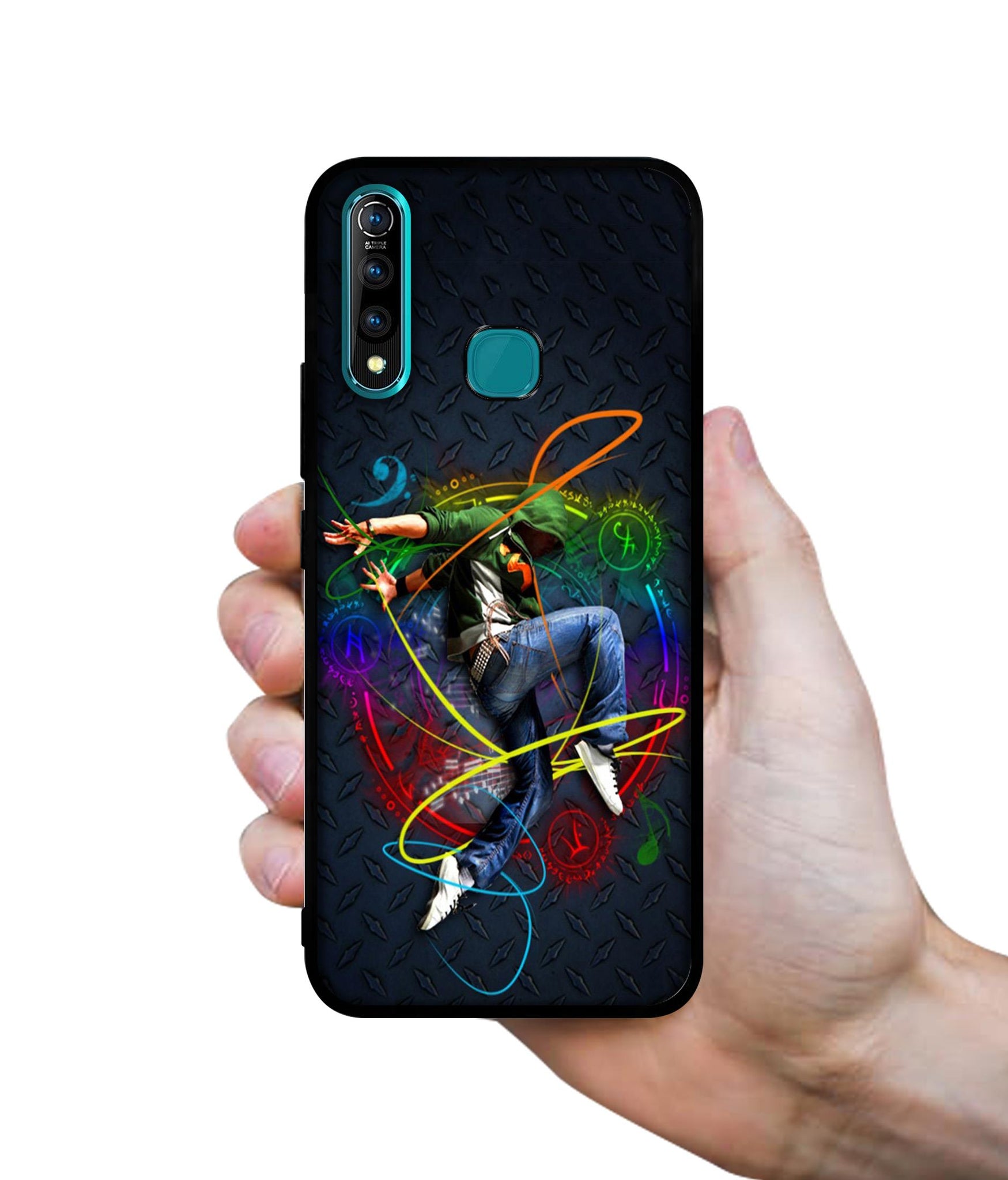 Boy With Music Designer 2D Printed Back Case Cover for Vivo Z1 Pro 4G