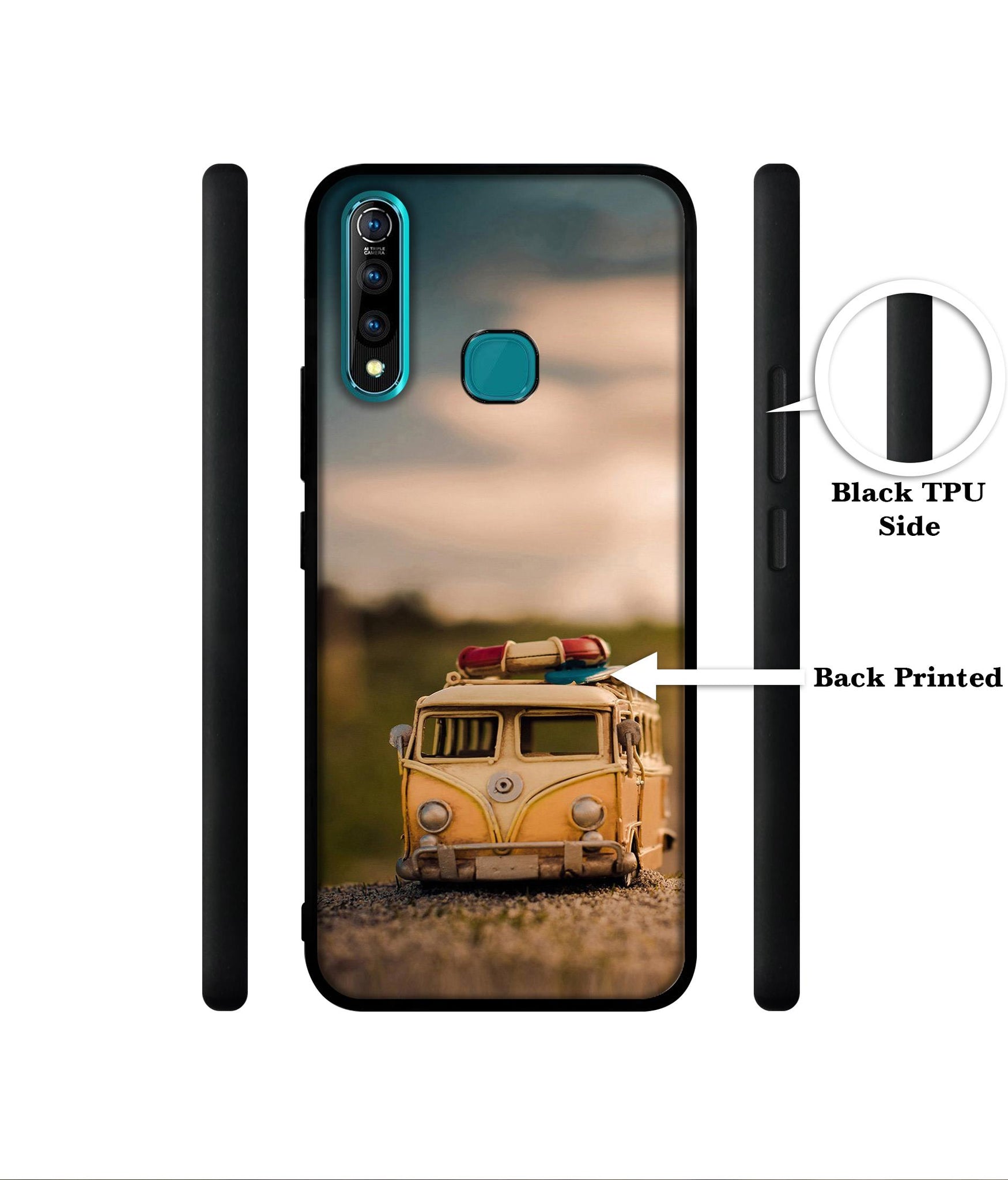Toy Car Designer 2D Printed Back Case Cover for Vivo Z1 Pro 4G