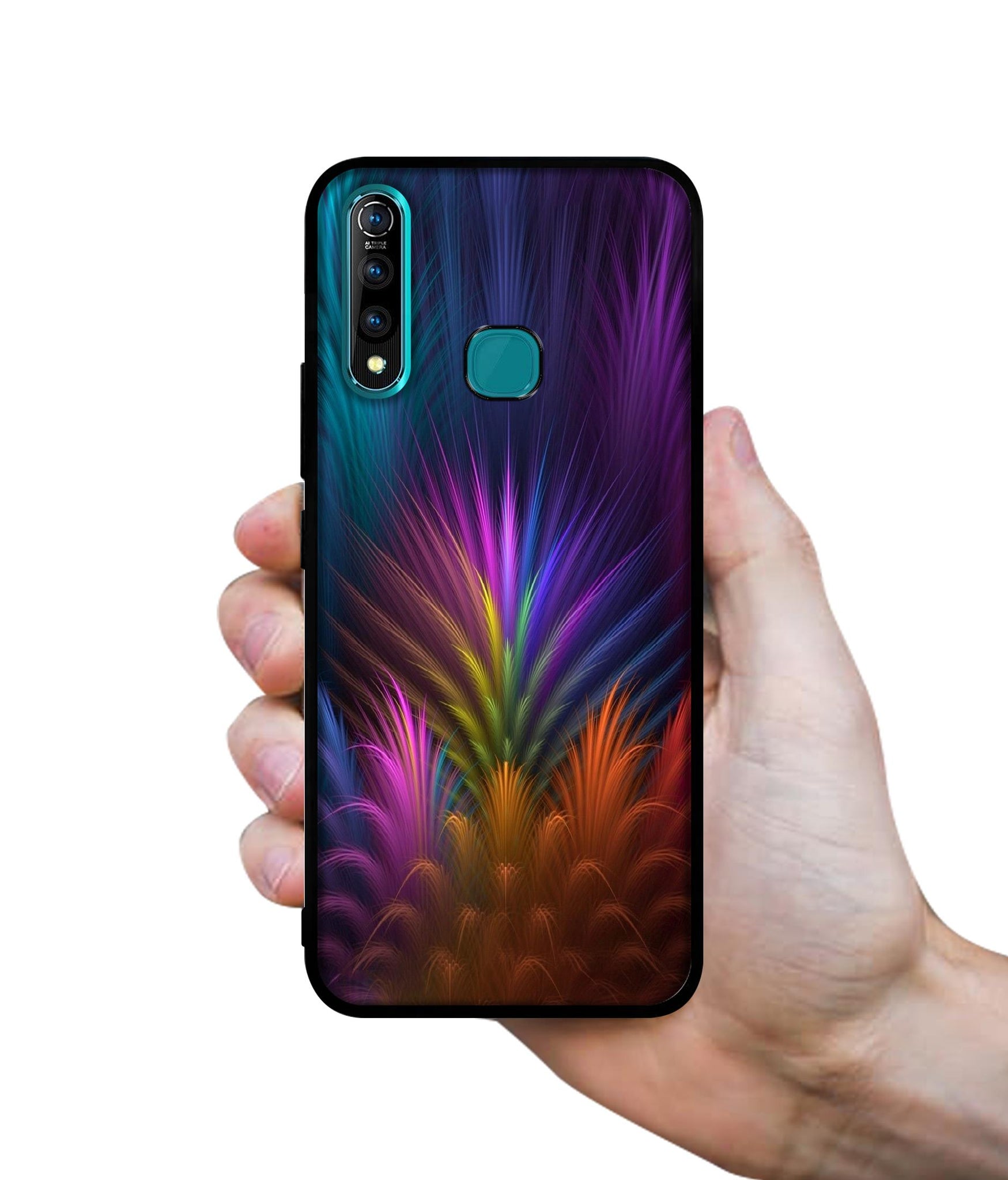 Multicoloured Designer 2D Printed Back Case Cover for Vivo Z1 Pro 4G