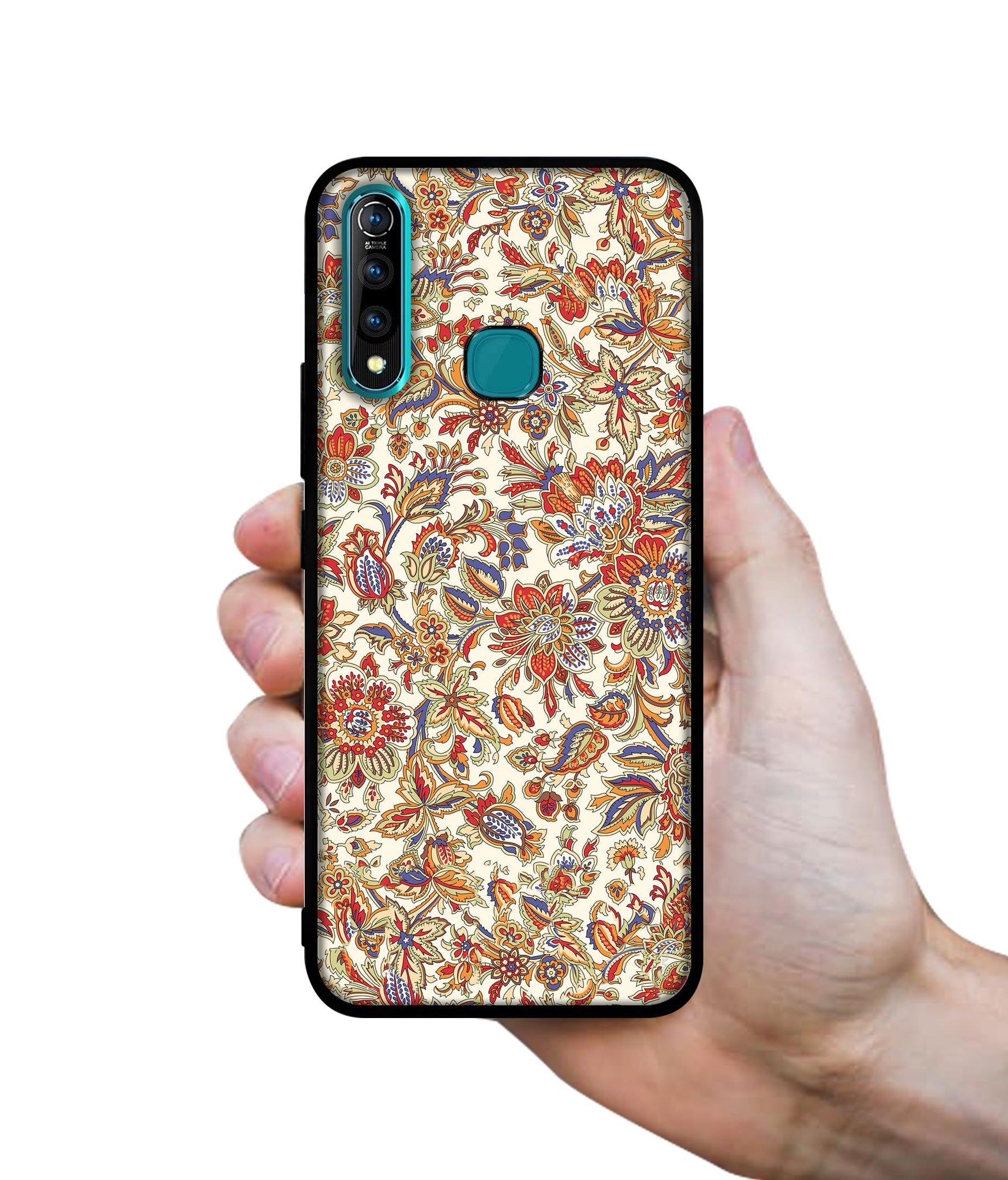 Floral Designer 2D Printed Back Case Cover for Vivo Z1 Pro 4G