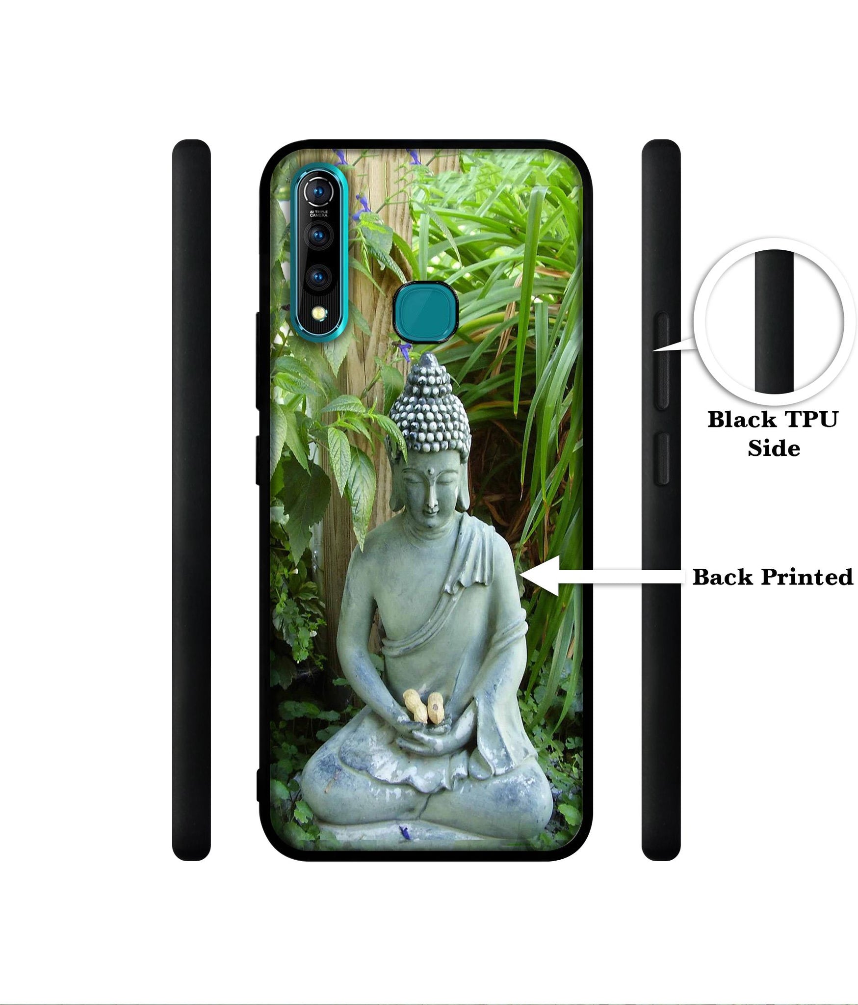 Buddhism Designer 2D Printed Back Case Cover for Vivo Z1 Pro 4G