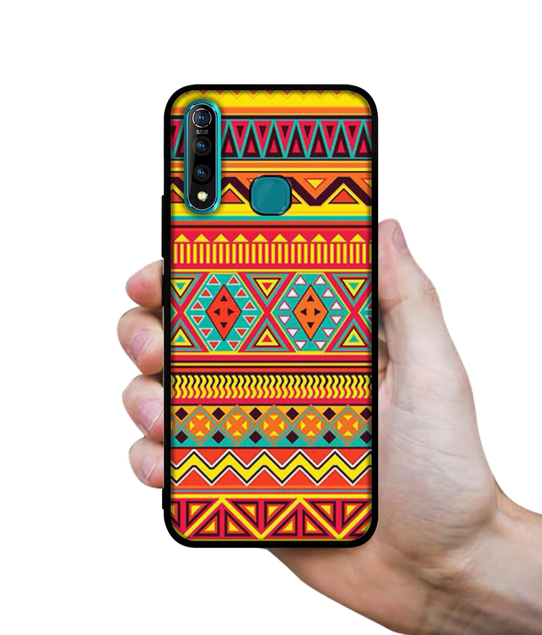 Artistic Rangoli Designer 2D Printed Back Case Cover for Vivo Z1 Pro 4G