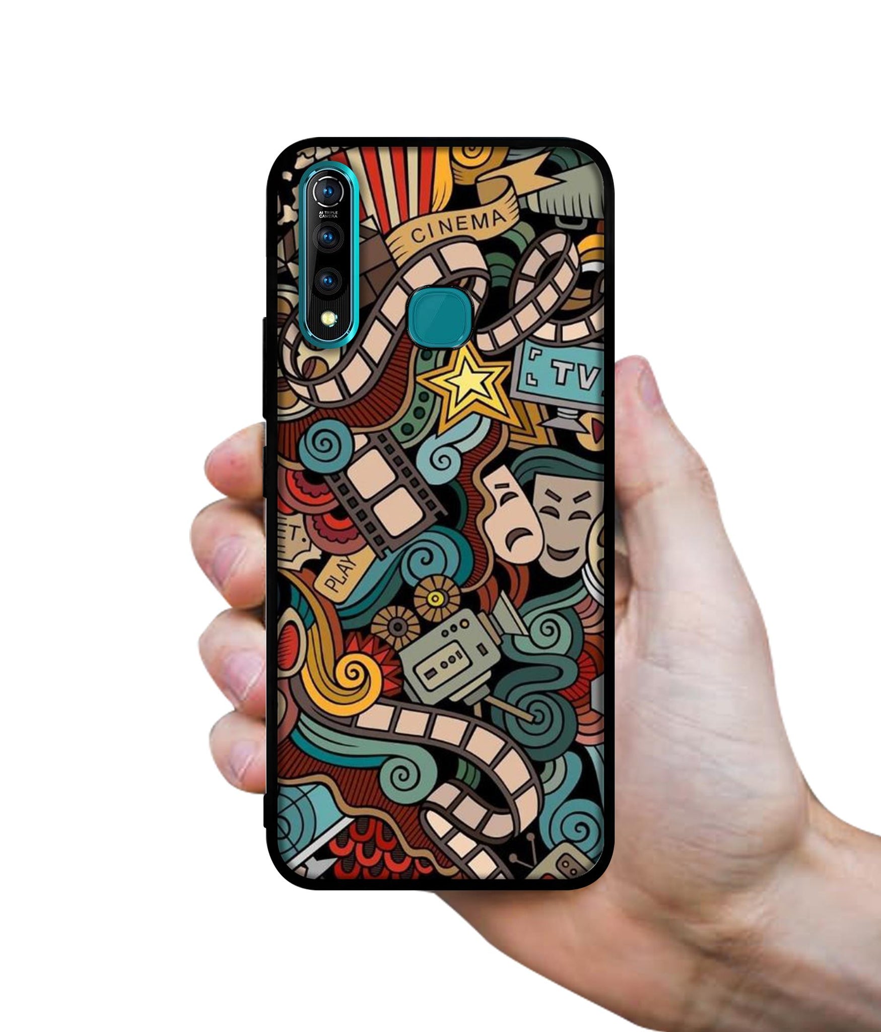 Movies Designer 2D Printed Back Case Cover for Vivo Z1 Pro 4G