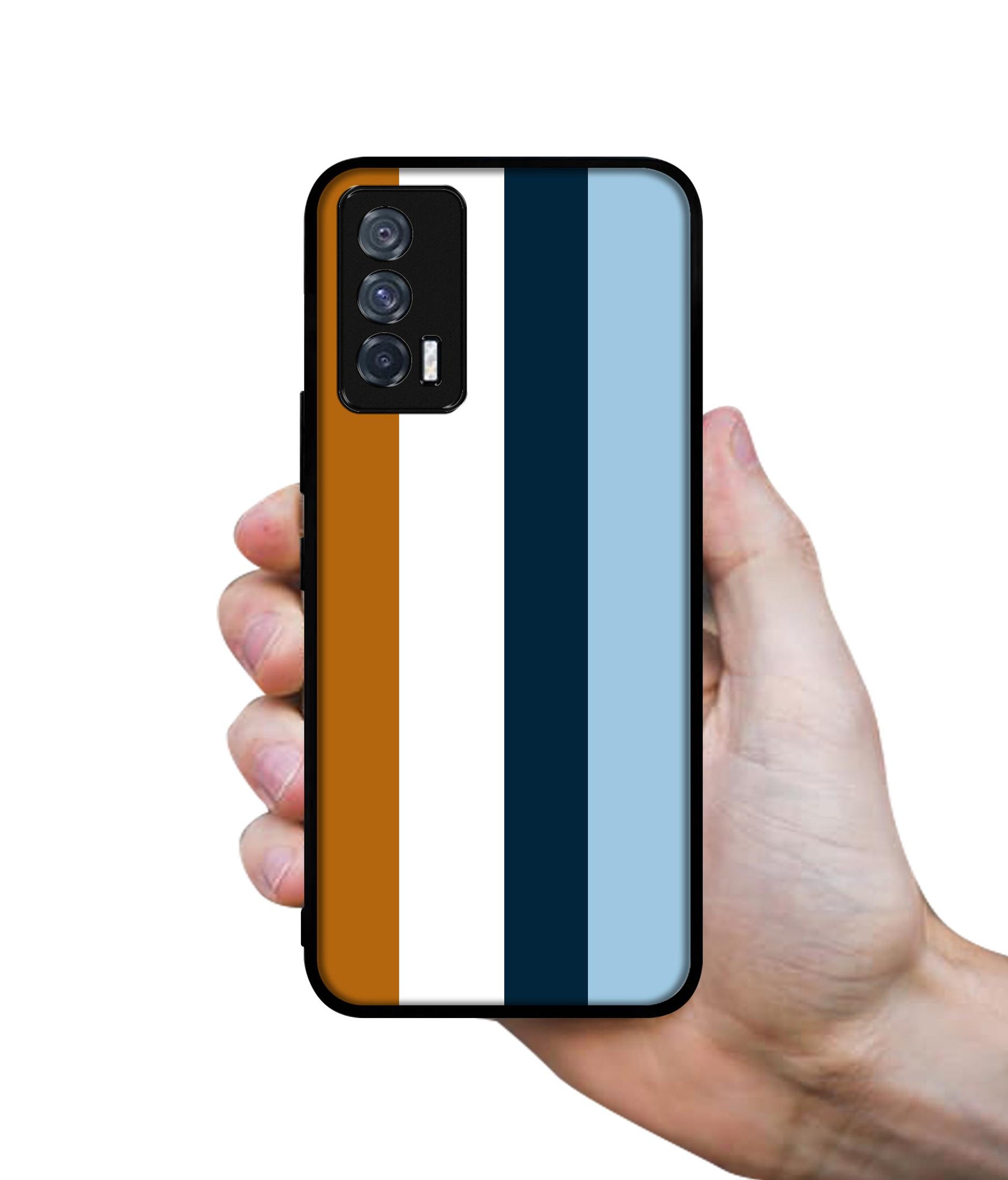 Color Stripes Designer 2D Printed Back Case Cover for iQOO Neo 5 5G