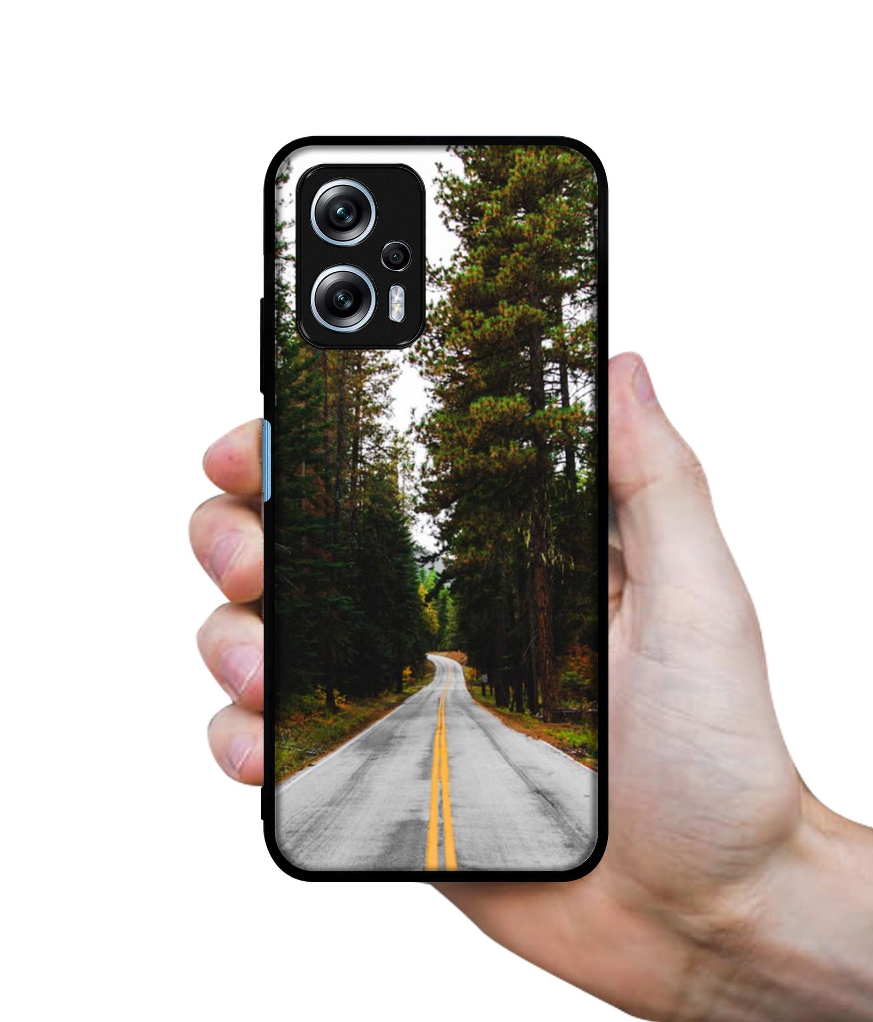 Road Photo Designer 2D Printed Back Case Cover for Mi Redmi K50i 5G
