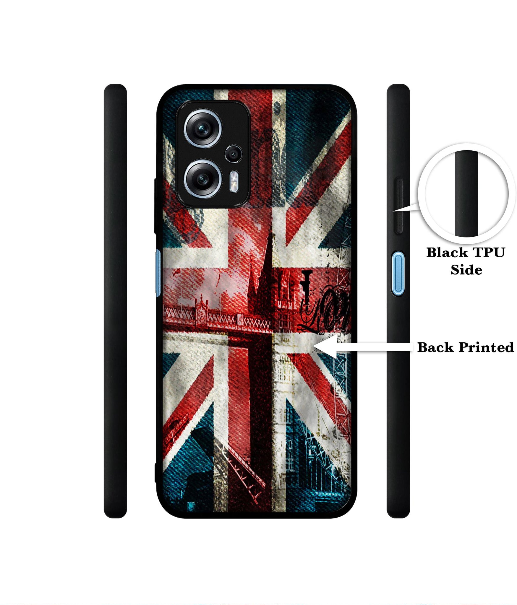 London Flag wallpaper Designer 2D Printed Back Case Cover for Mi Redmi K50i 5G