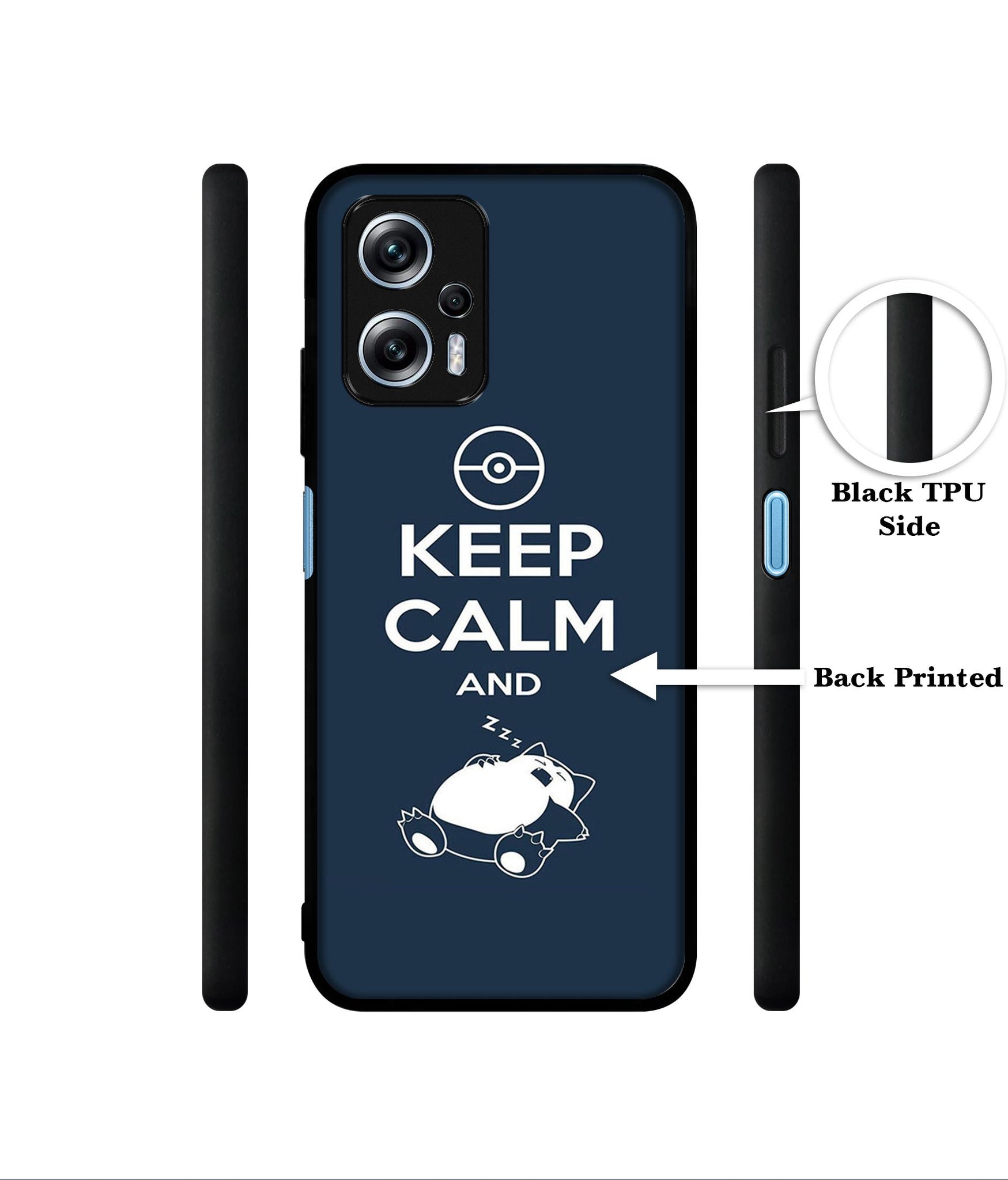 Sleep Pattern Designer 2D Printed Back Case Cover for Mi Redmi K50i 5G