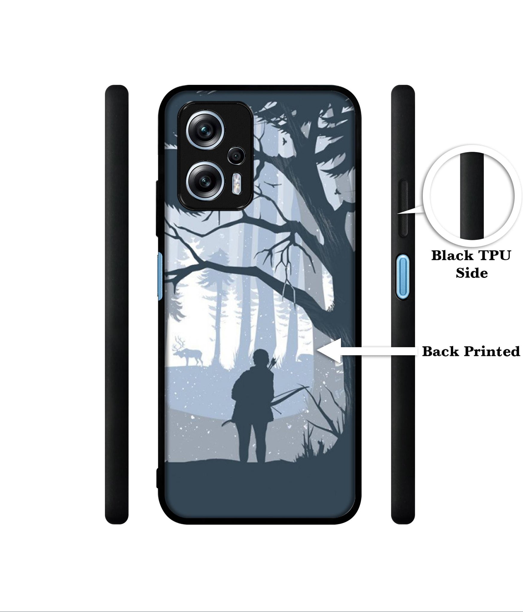 Hunter Designer 2D Printed Back Case Cover for Mi Redmi K50i 5G