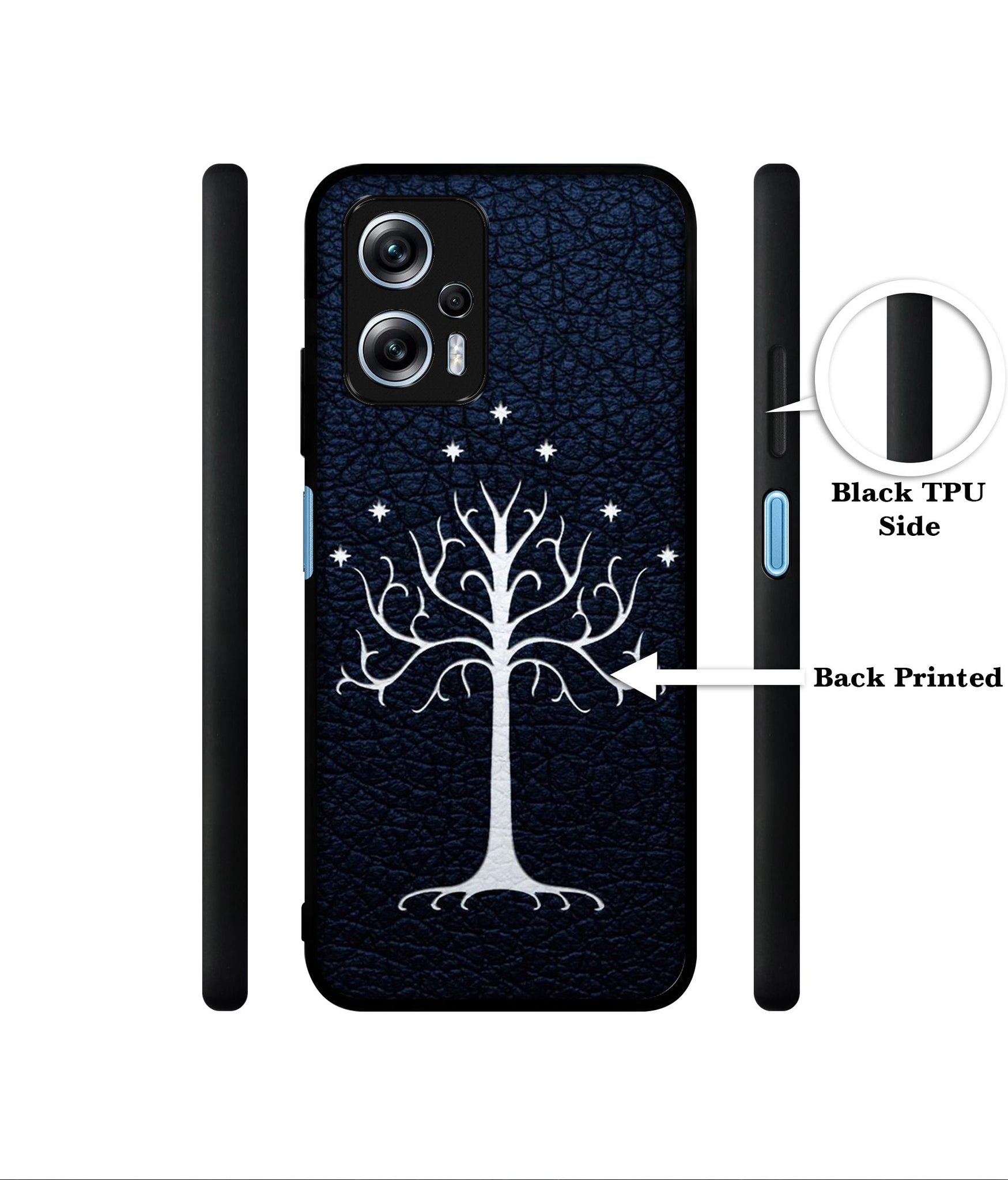 Magic Tree Pattern Designer 2D Printed Back Case Cover for Mi Redmi K50i 5G