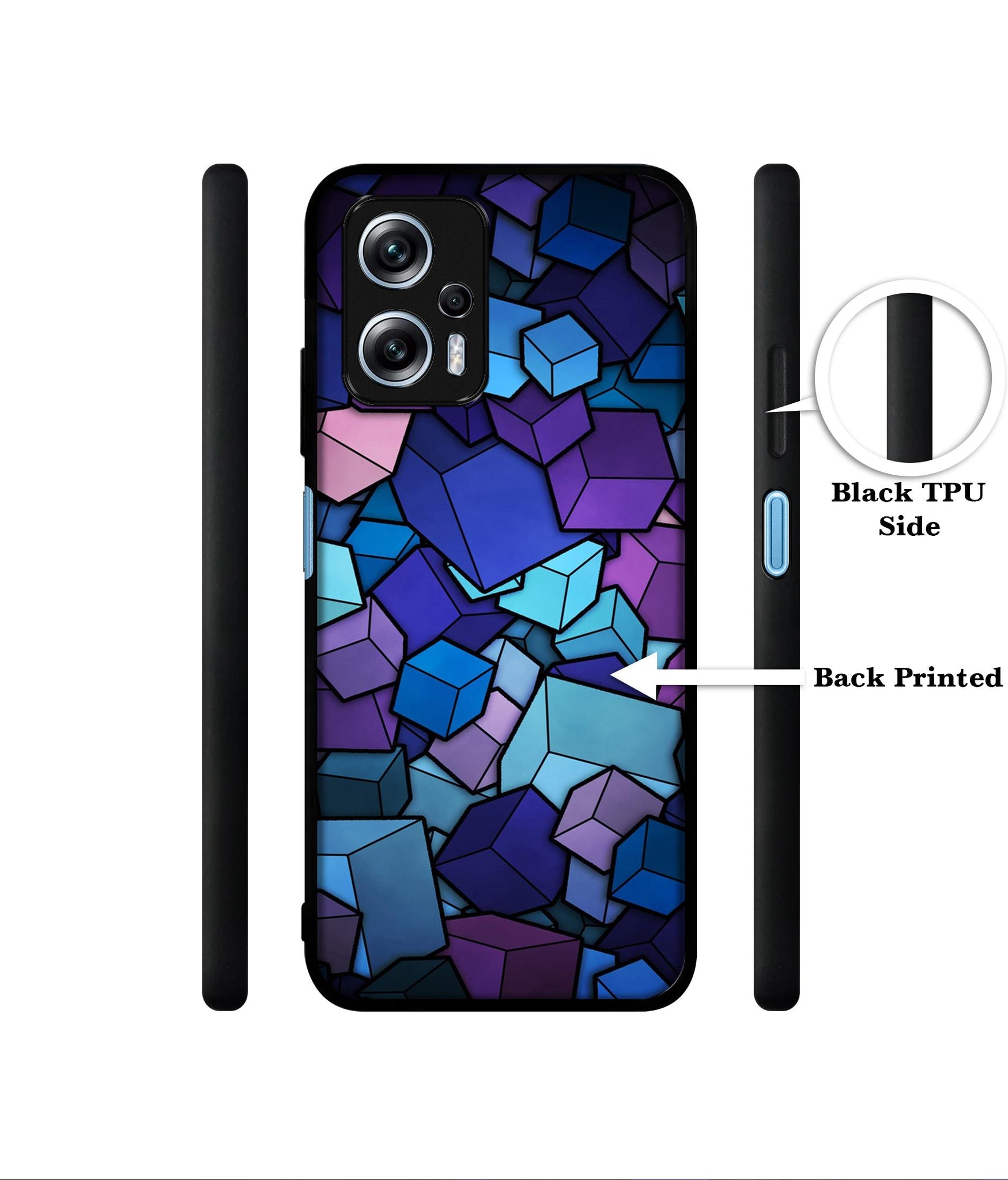 Color Box Designer 2D Printed Back Case Cover for Mi Redmi K50i 5G