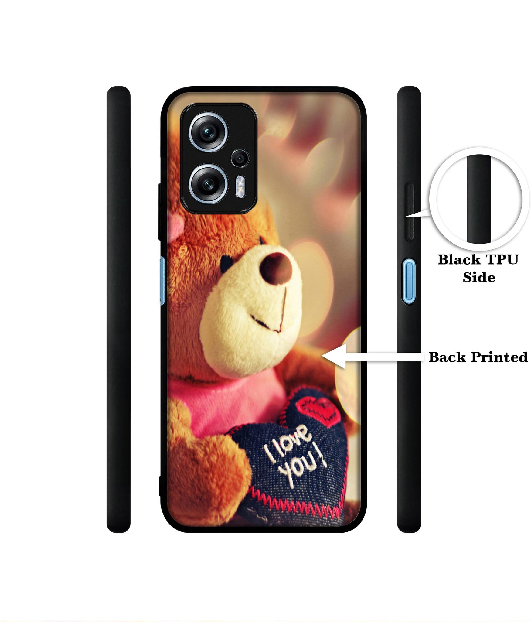 Teddy Bear Designer 2D Printed Back Case Cover for Mi Redmi K50i 5G