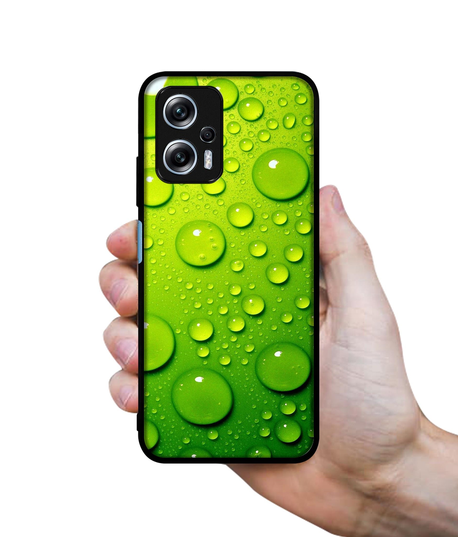 Green Bubbles Designer 2D Printed Back Case Cover for Mi Redmi K50i 5G