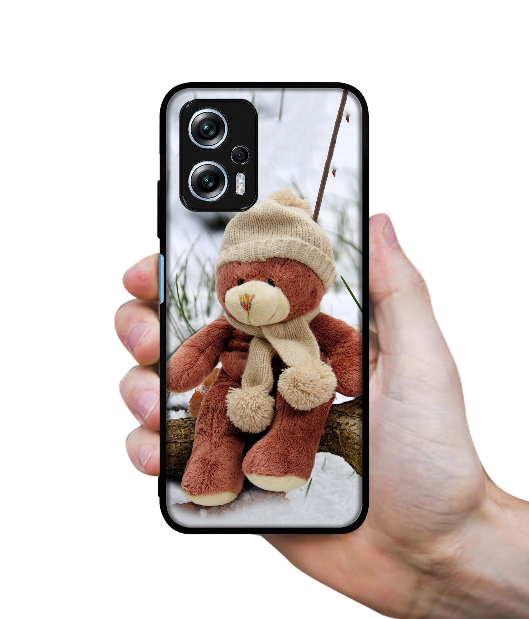 Woolen Bear Designer 2D Printed Back Case Cover for Mi Redmi K50i 5G