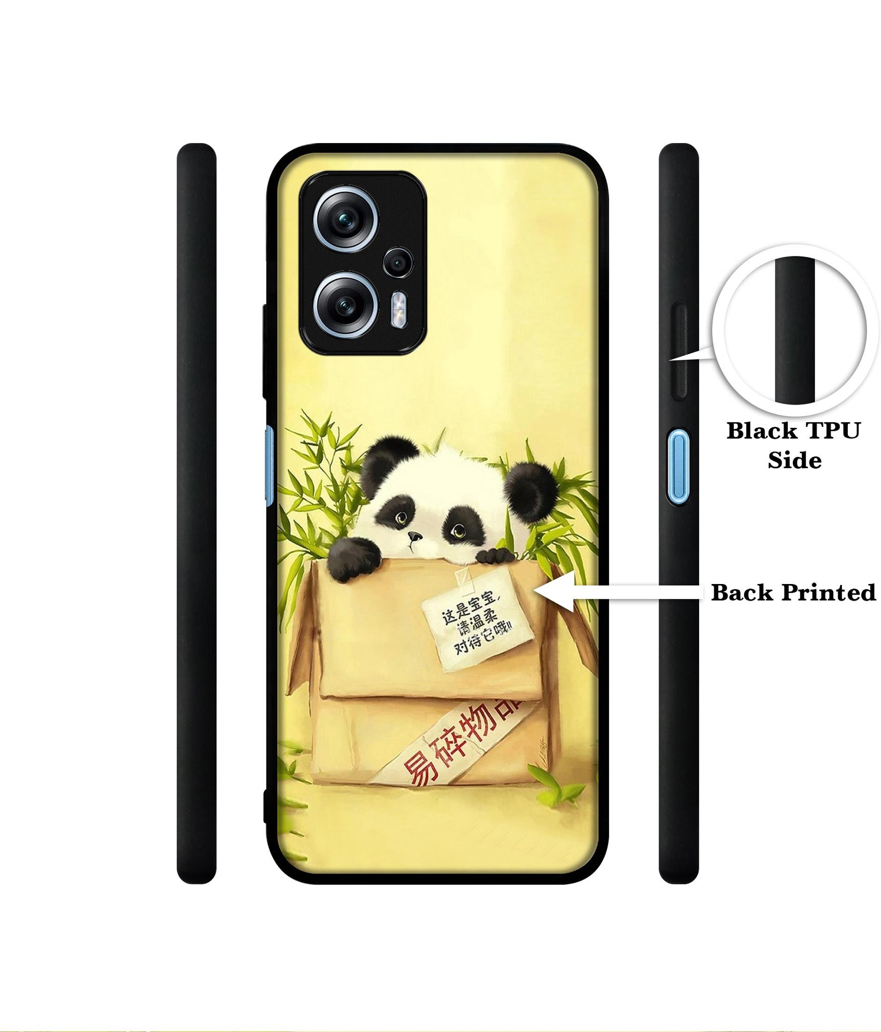 Panda In Box Designer 2D Printed Back Case Cover for Mi Redmi K50i 5G