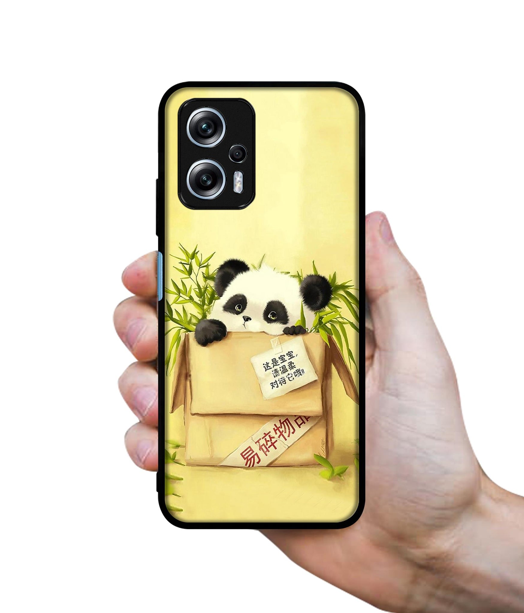 Panda In Box Designer 2D Printed Back Case Cover for Mi Redmi K50i 5G
