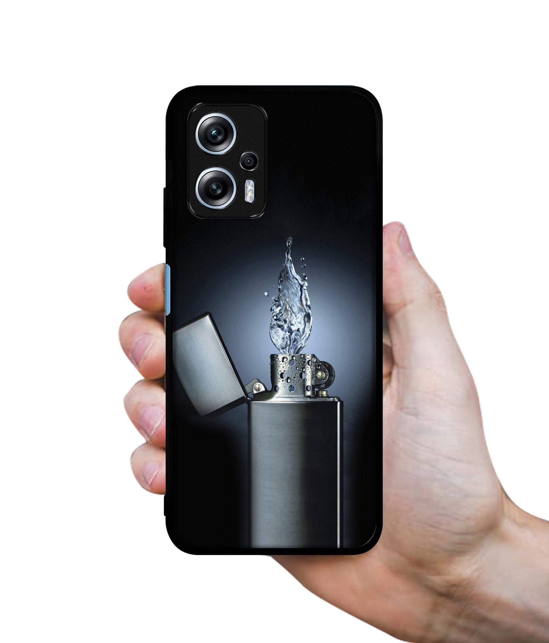 Water Lighter Designer 2D Printed Back Case Cover for Mi Redmi K50i 5G