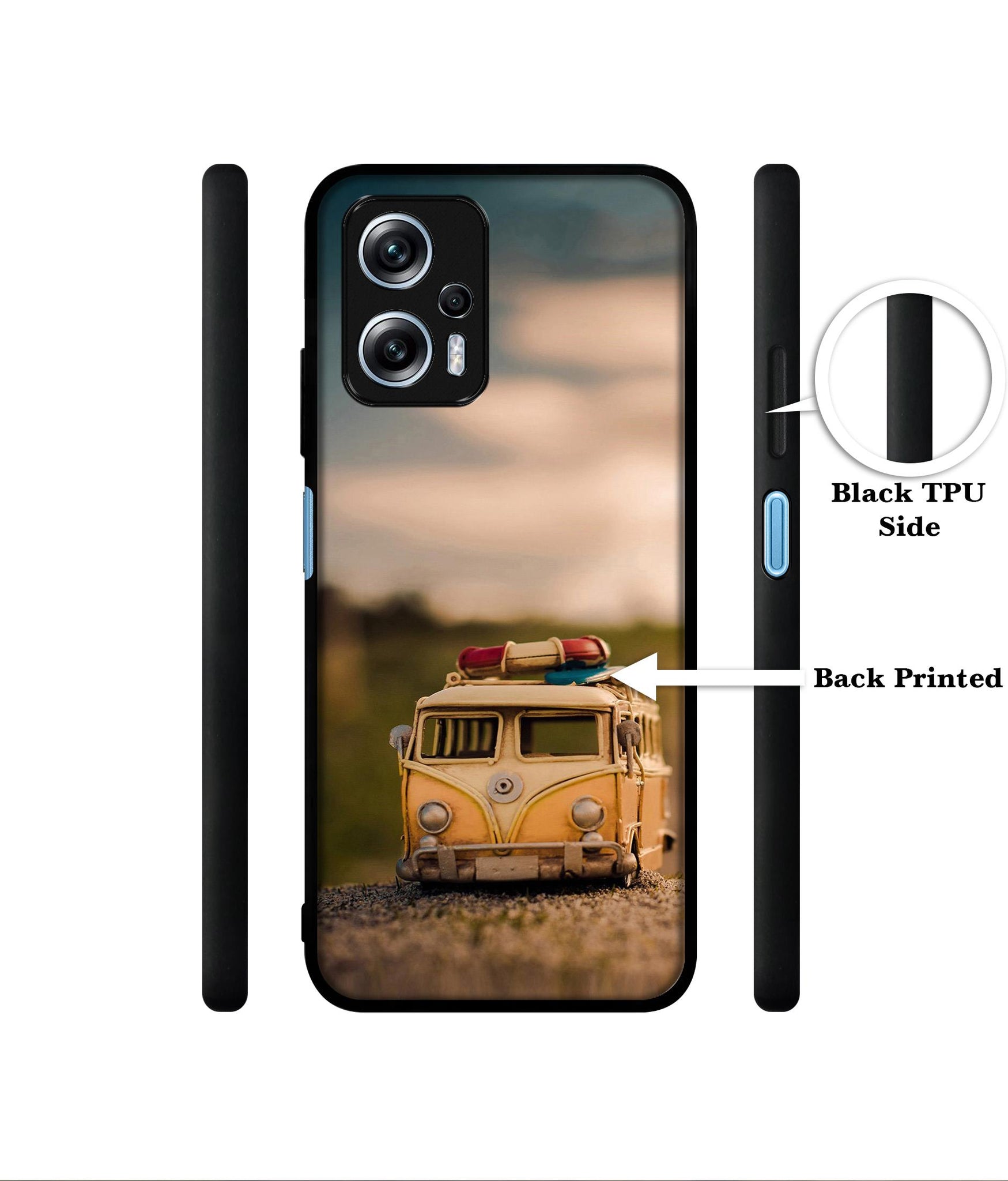 Toy Car Designer 2D Printed Back Case Cover for Mi Redmi K50i 5G