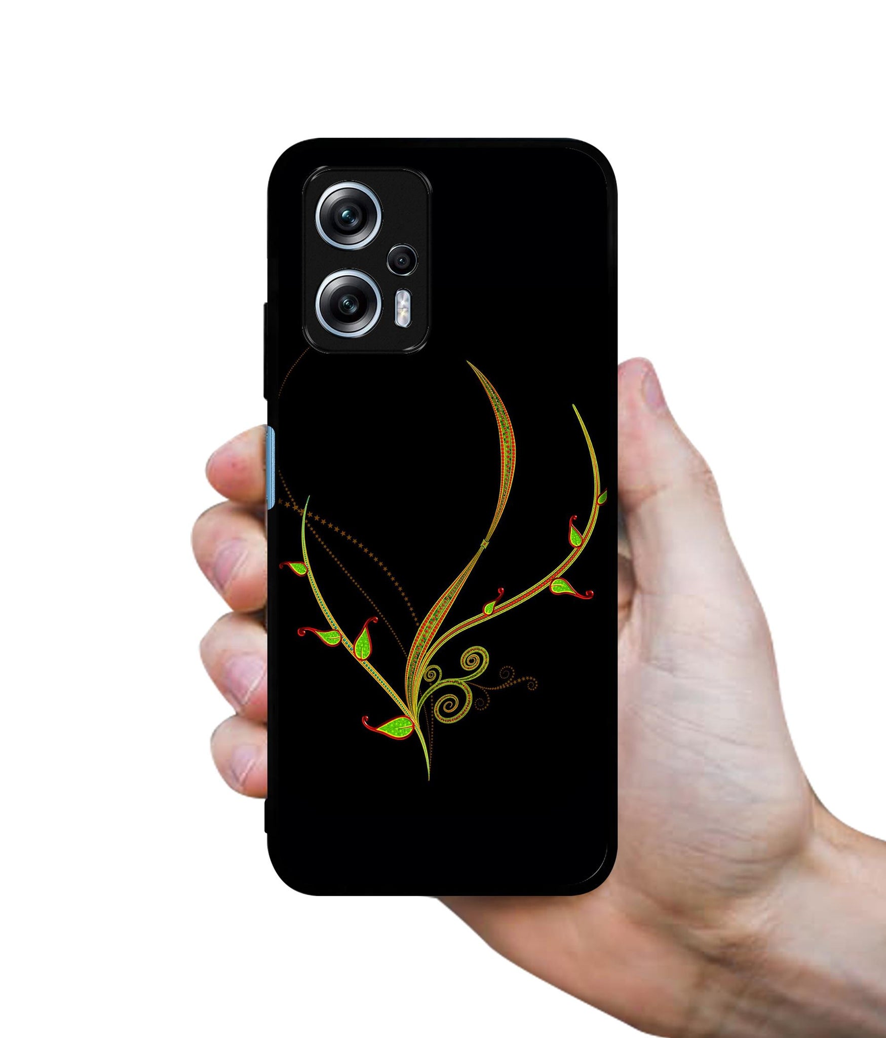 Yellow Pattern Designer 2D Printed Back Case Cover for Mi Redmi K50i 5G