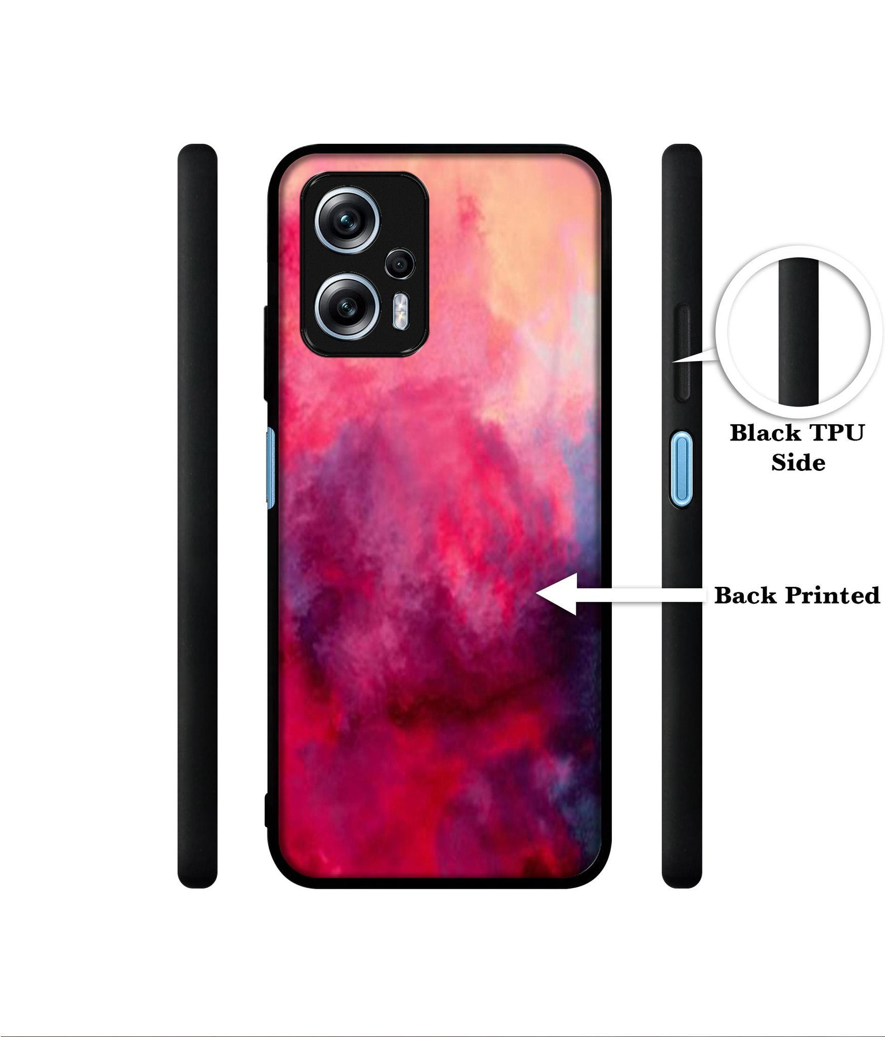 Holi Color Designer 2D Printed Back Case Cover for Mi Redmi K50i 5G