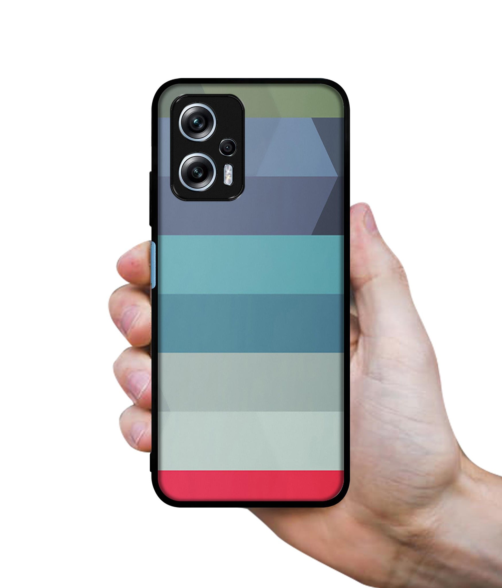 Colorful Lines Designer 2D Printed Back Case Cover for Mi Redmi K50i 5G