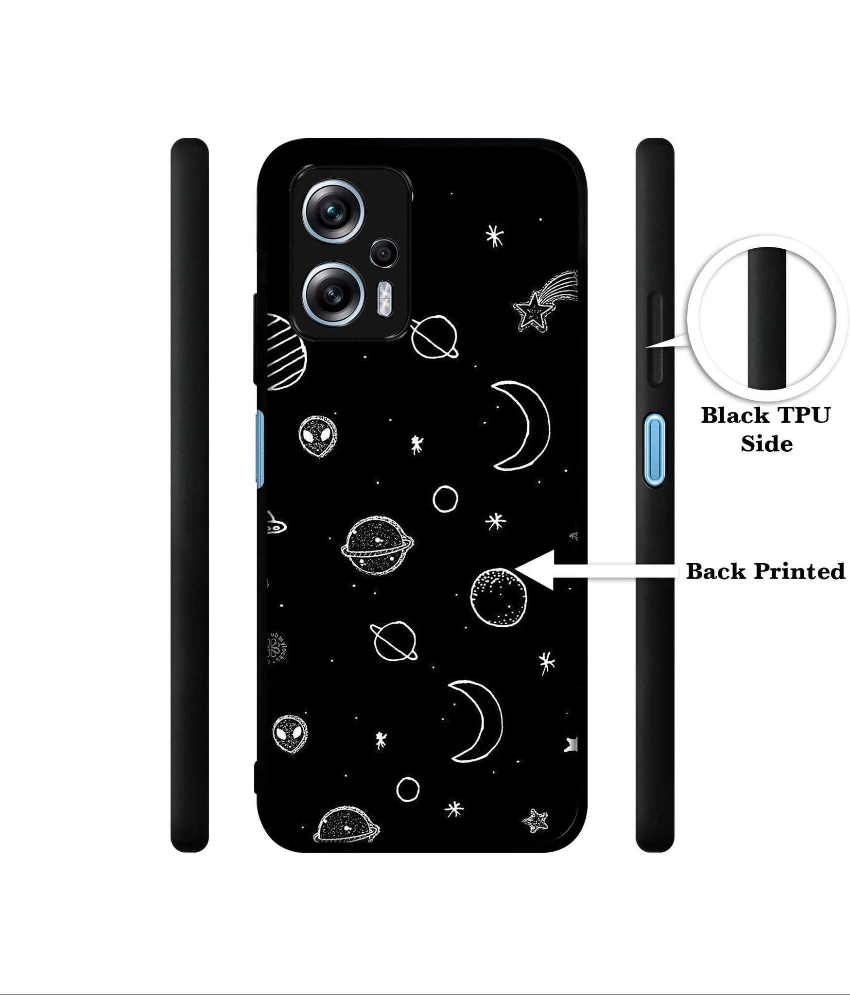Space Stars Universe Designer 2D Printed Back Case Cover for Mi Redmi K50i 5G