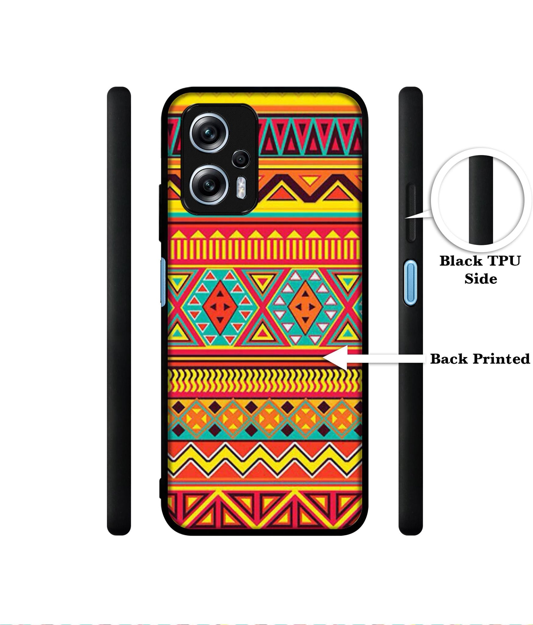 Artistic Rangoli Designer 2D Printed Back Case Cover for Mi Redmi K50i 5G