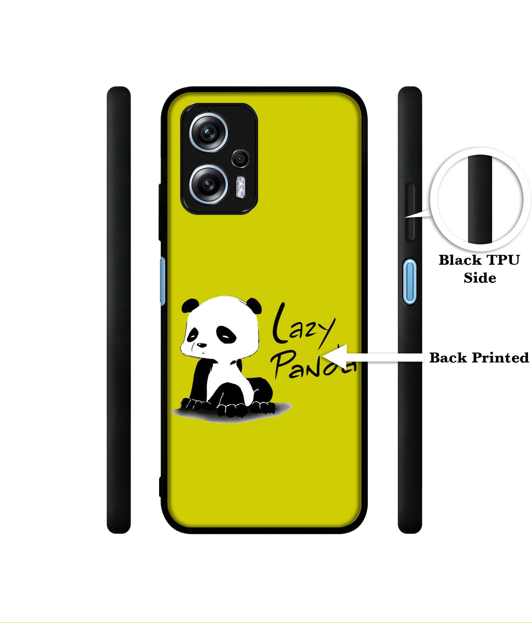 Lazy Panda Designer 2D Printed Back Case Cover for Mi Redmi K50i 5G