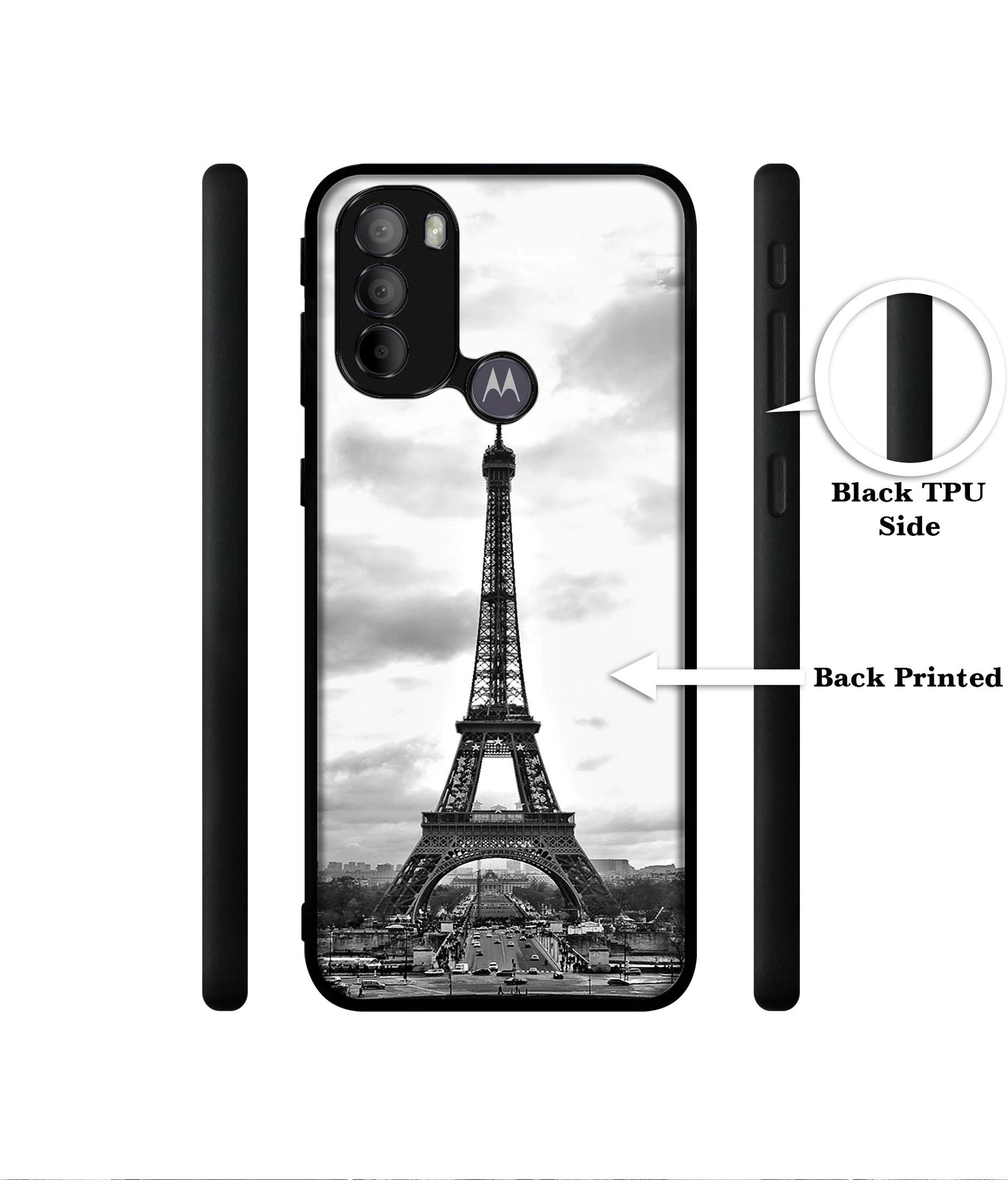 Eiffel Tower Designer 2D Printed Back Case Cover for Motorola Moto G31 4G / G41 4G