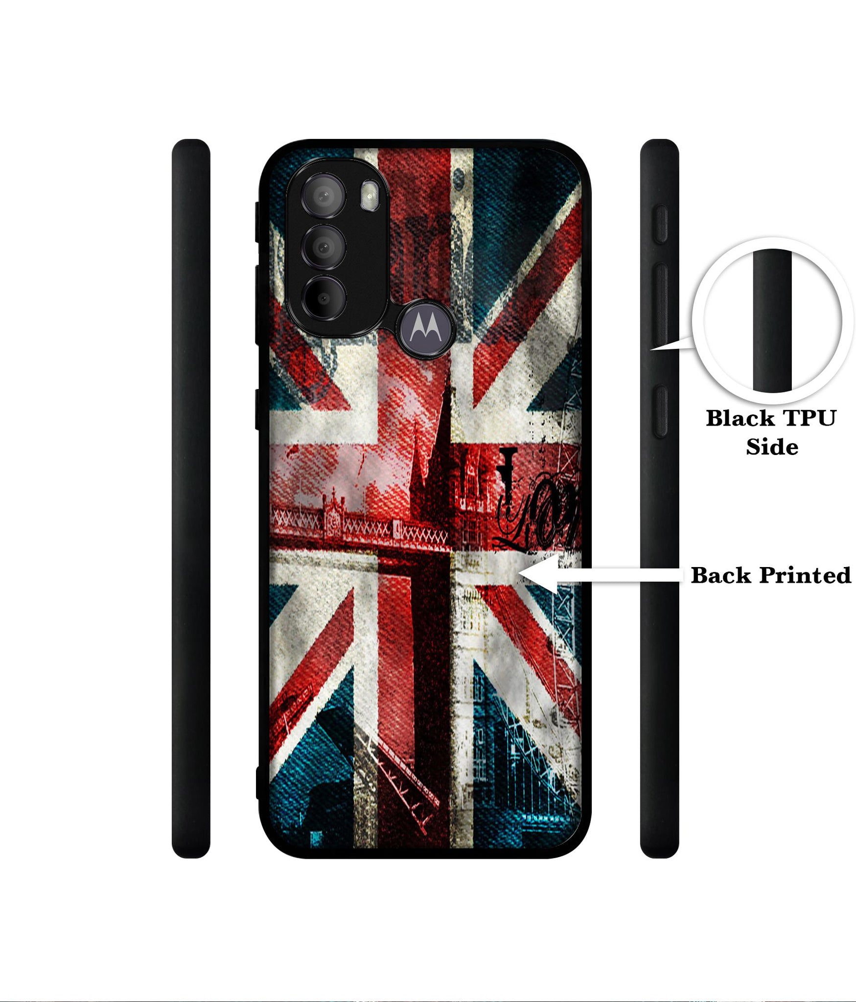 London Flag wallpaper Designer 2D Printed Back Case Cover for Motorola Moto G31 4G / G41 4G
