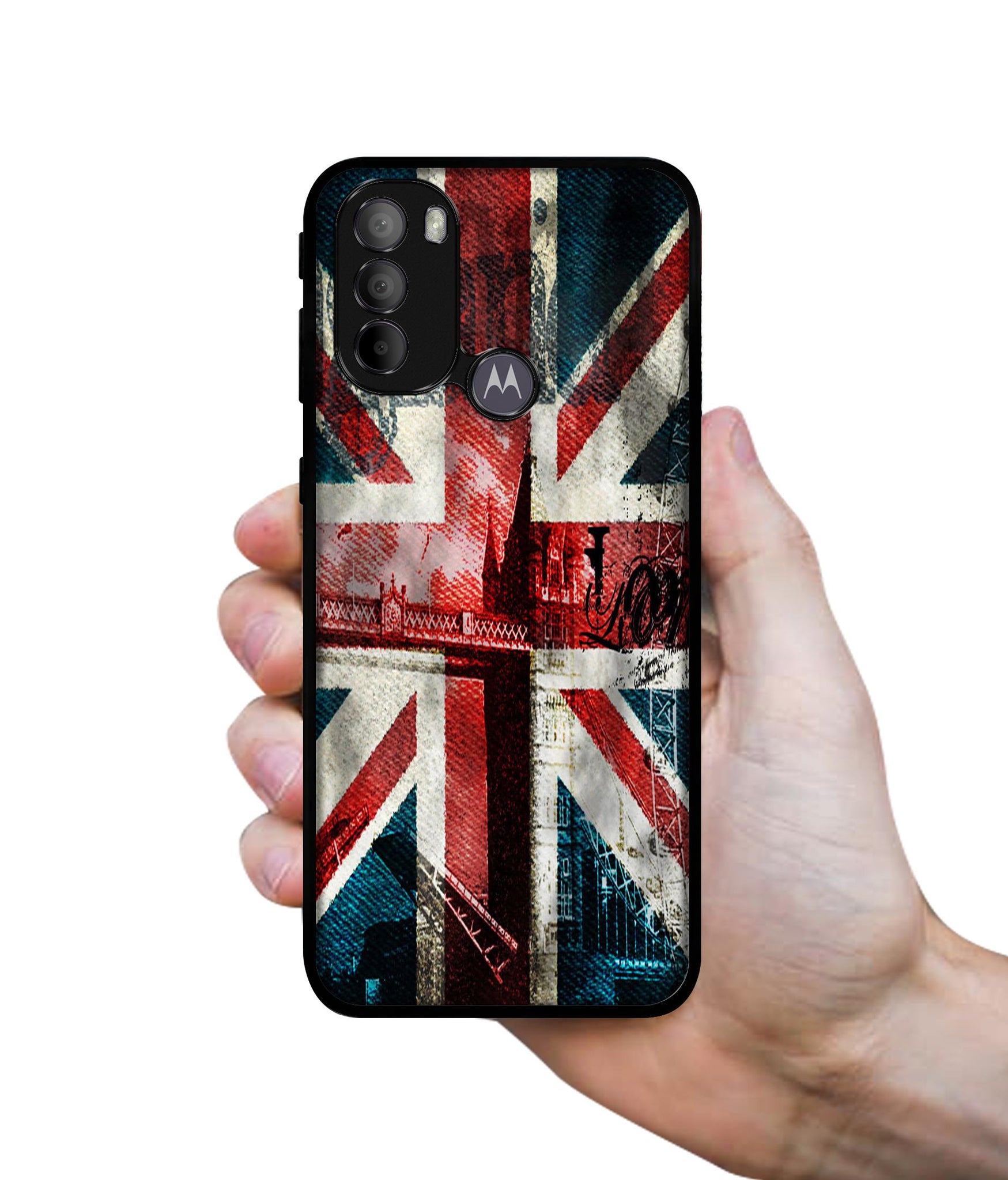 London Flag wallpaper Designer 2D Printed Back Case Cover for Motorola Moto G31 4G / G41 4G