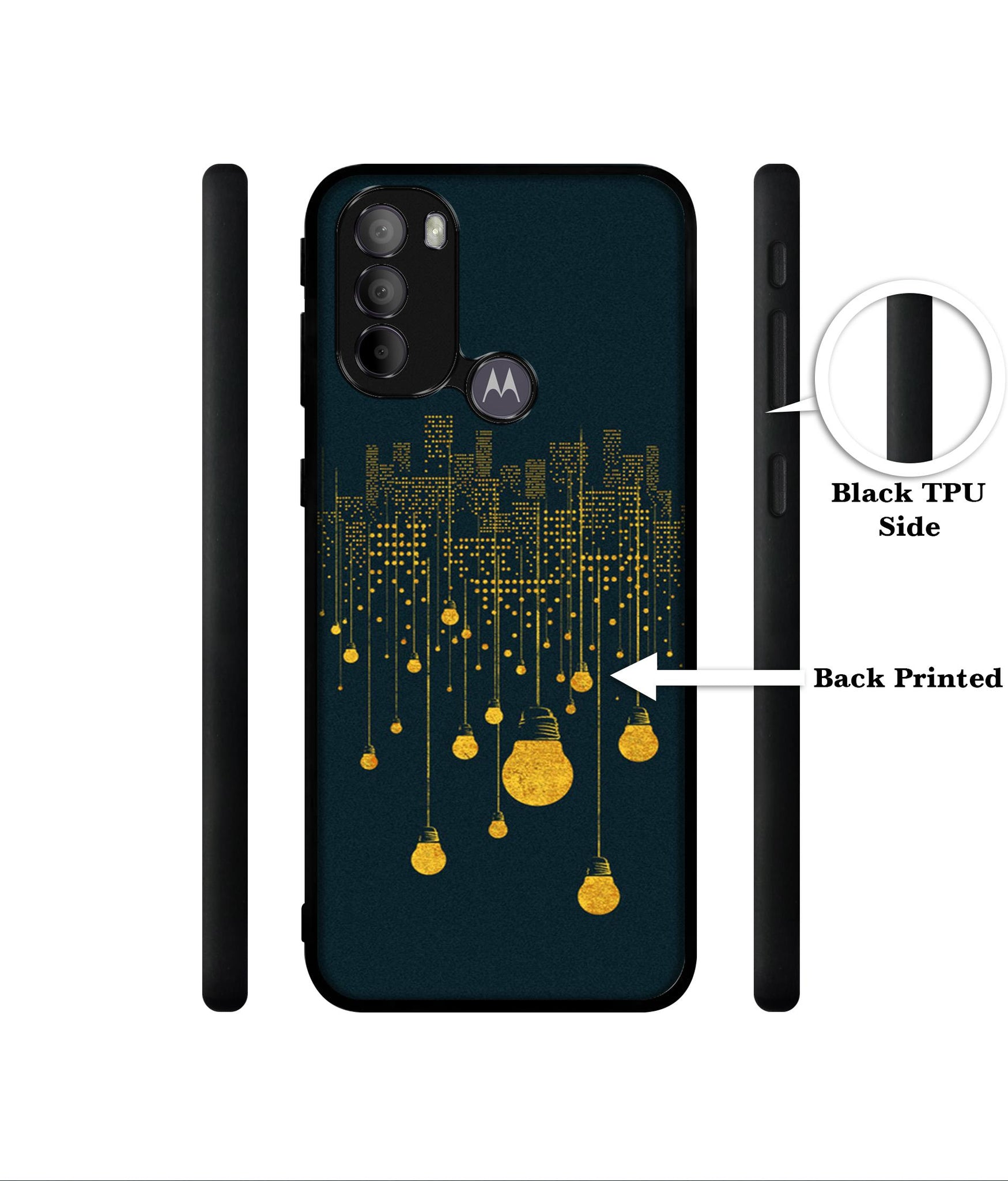 City Light Pattern Designer 2D Printed Back Case Cover for Motorola Moto G31 4G / G41 4G