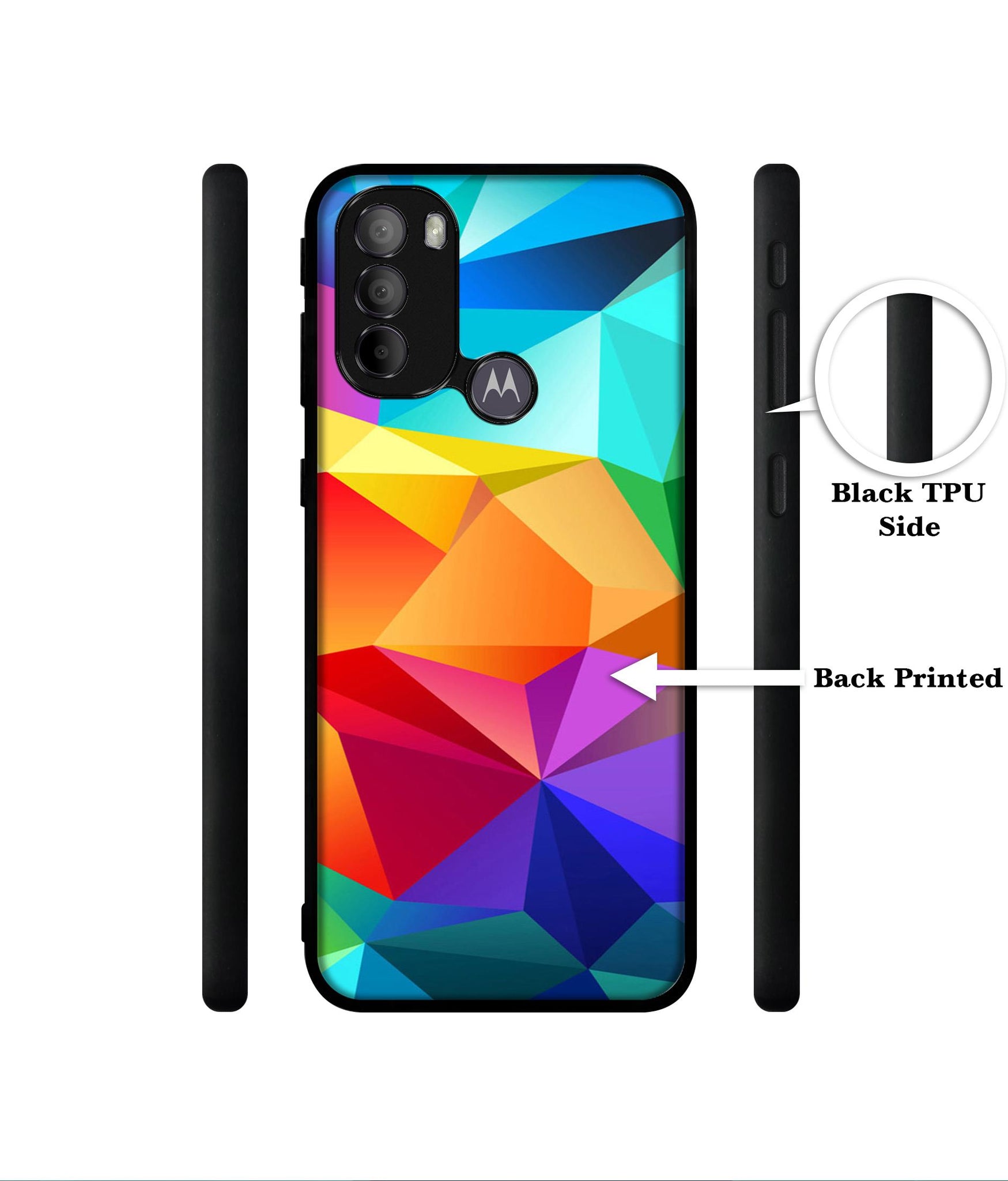 Colorful Pattern Designer 2D Printed Back Case Cover for Motorola Moto G31 4G / G41 4G