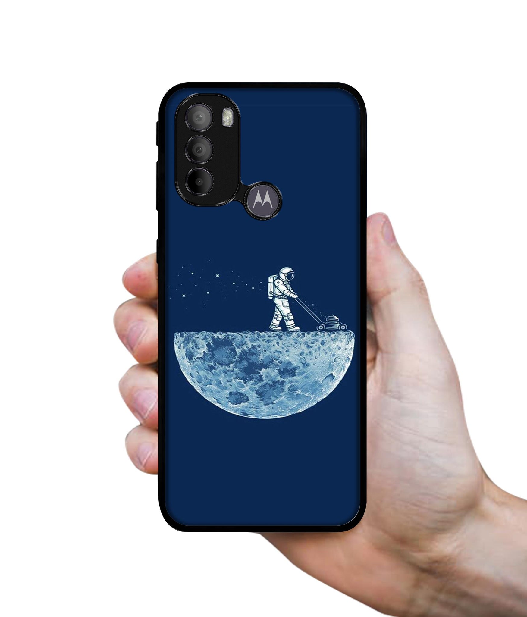 Moon Walk Designer 2D Printed Back Case Cover for Motorola Moto G31 4G / G41 4G