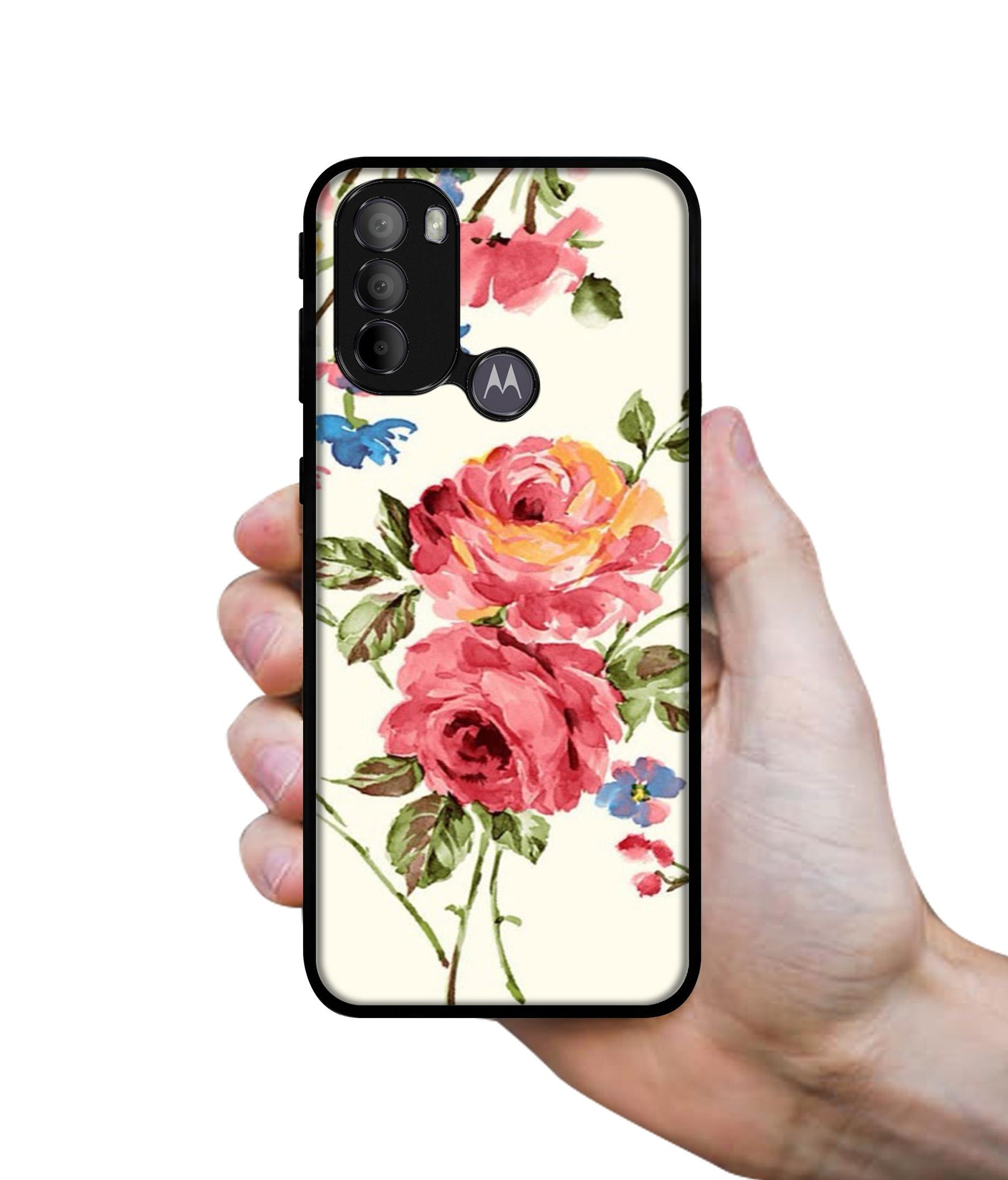 Vintage Painting Flower Designer 2D Printed Back Case Cover for Motorola Moto G31 4G / G41 4G