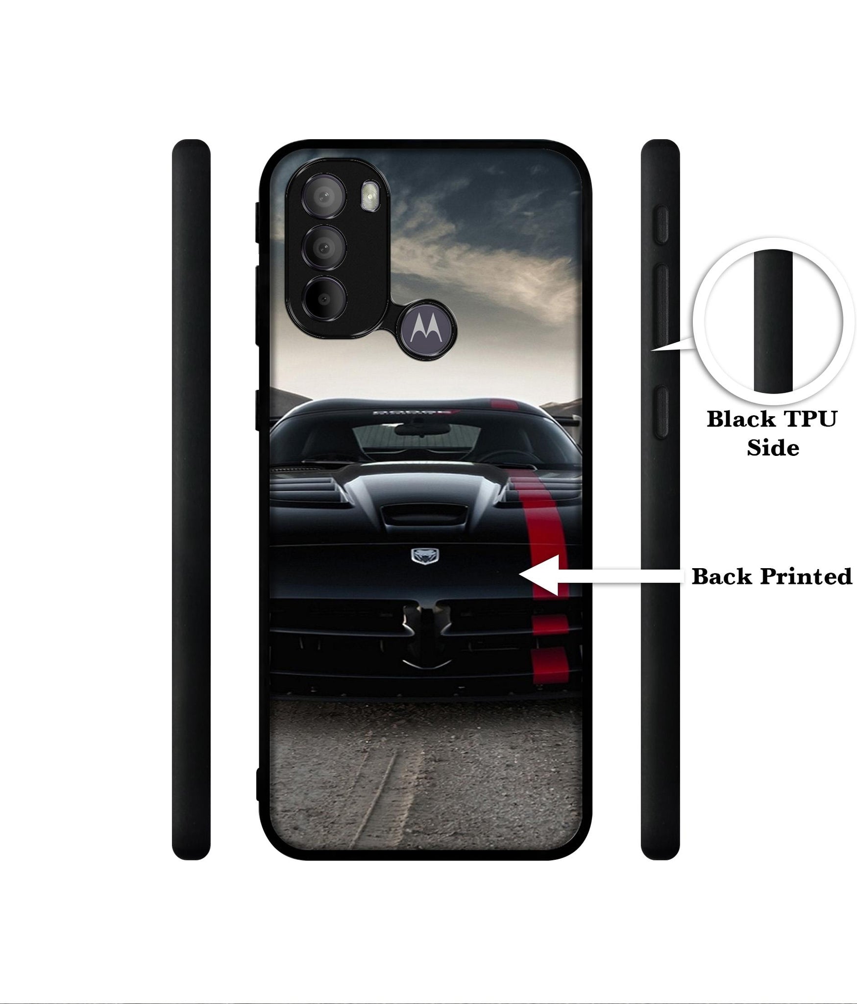 Sports Car Pattern Designer 2D Printed Back Case Cover for Motorola Moto G31 4G / G41 4G