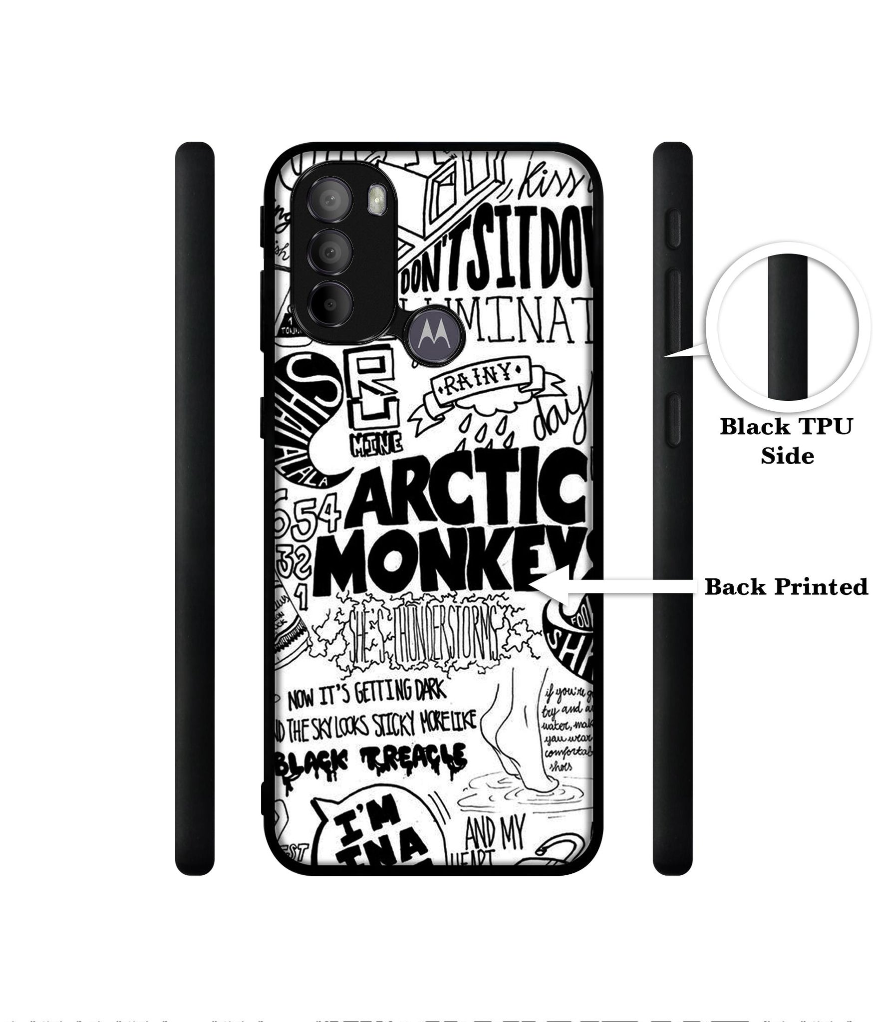 Arctic Monkeys Pattern Designer 2D Printed Back Case Cover for Motorola Moto G31 4G / G41 4G