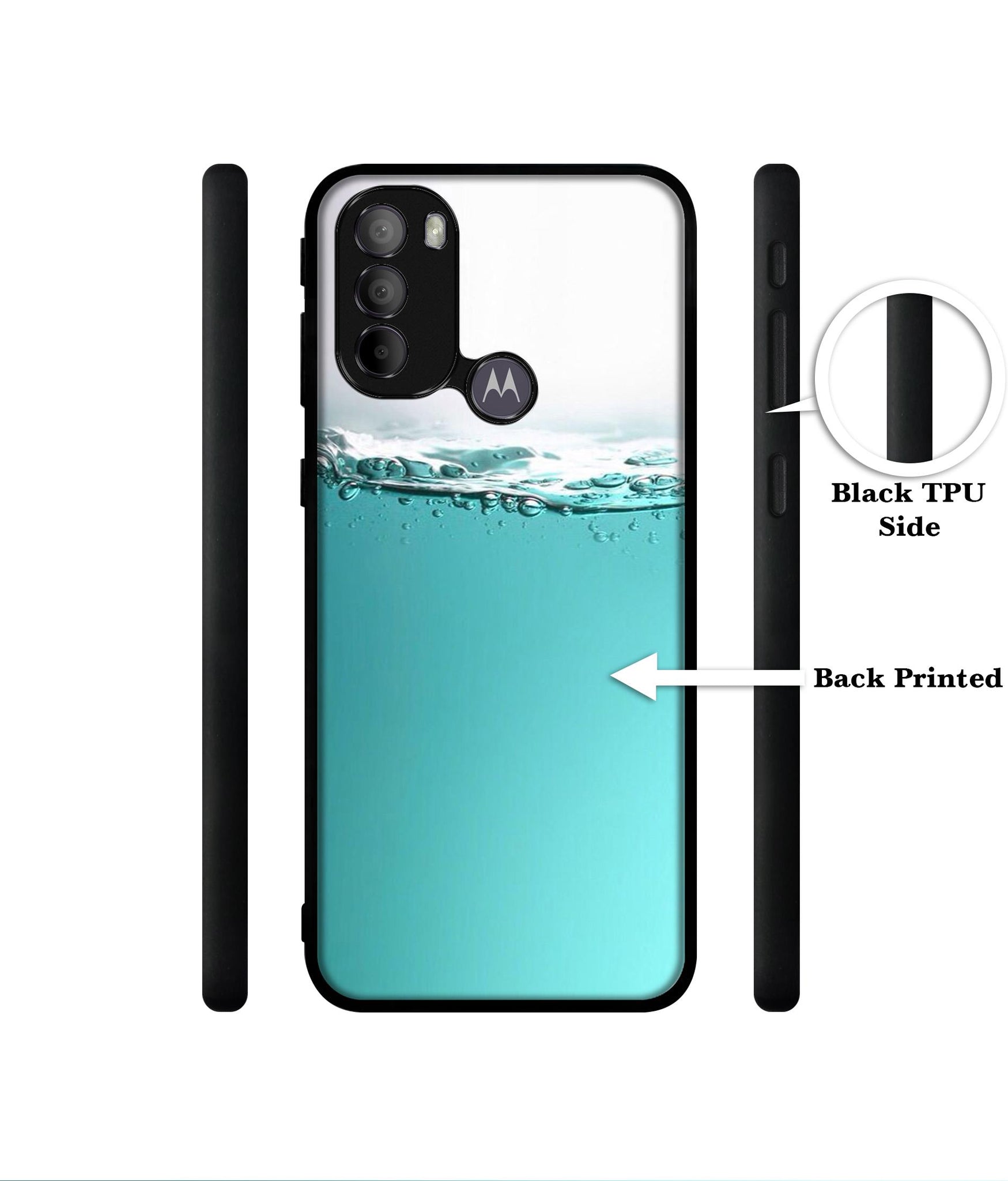 Half Fill Designer 2D Printed Back Case Cover for Motorola Moto G31 4G / G41 4G