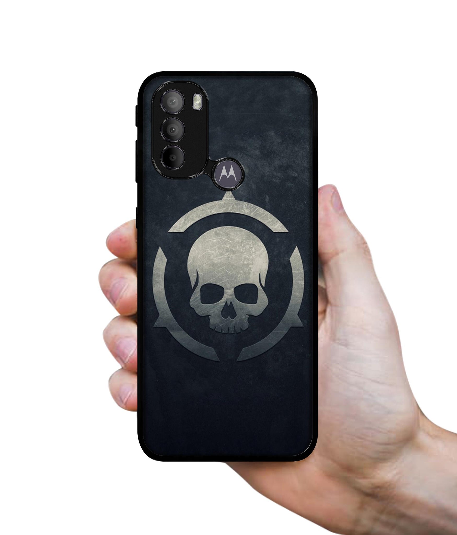 Skull Pattern Print Designer 2D Printed Back Case Cover for Motorola Moto G31 4G / G41 4G